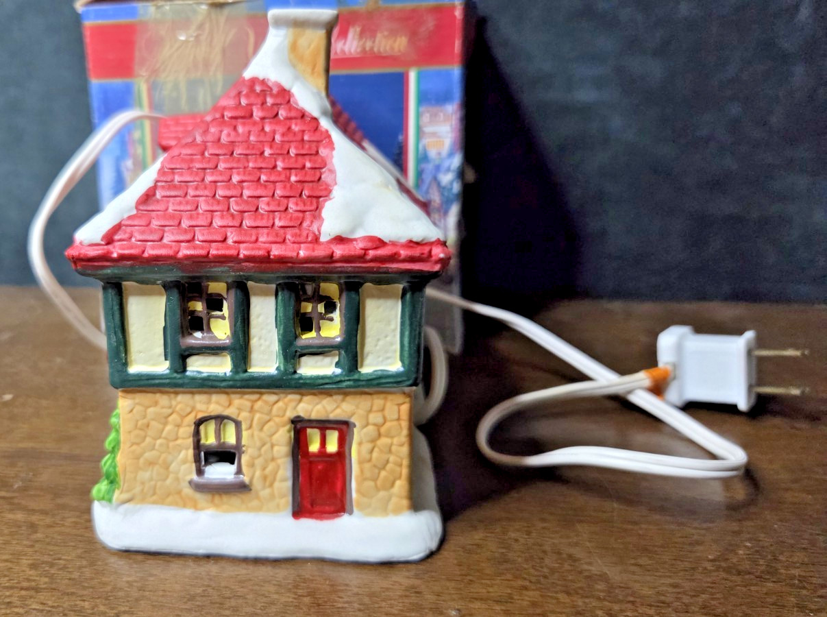 Winter Valley Collection Porcelain Village House