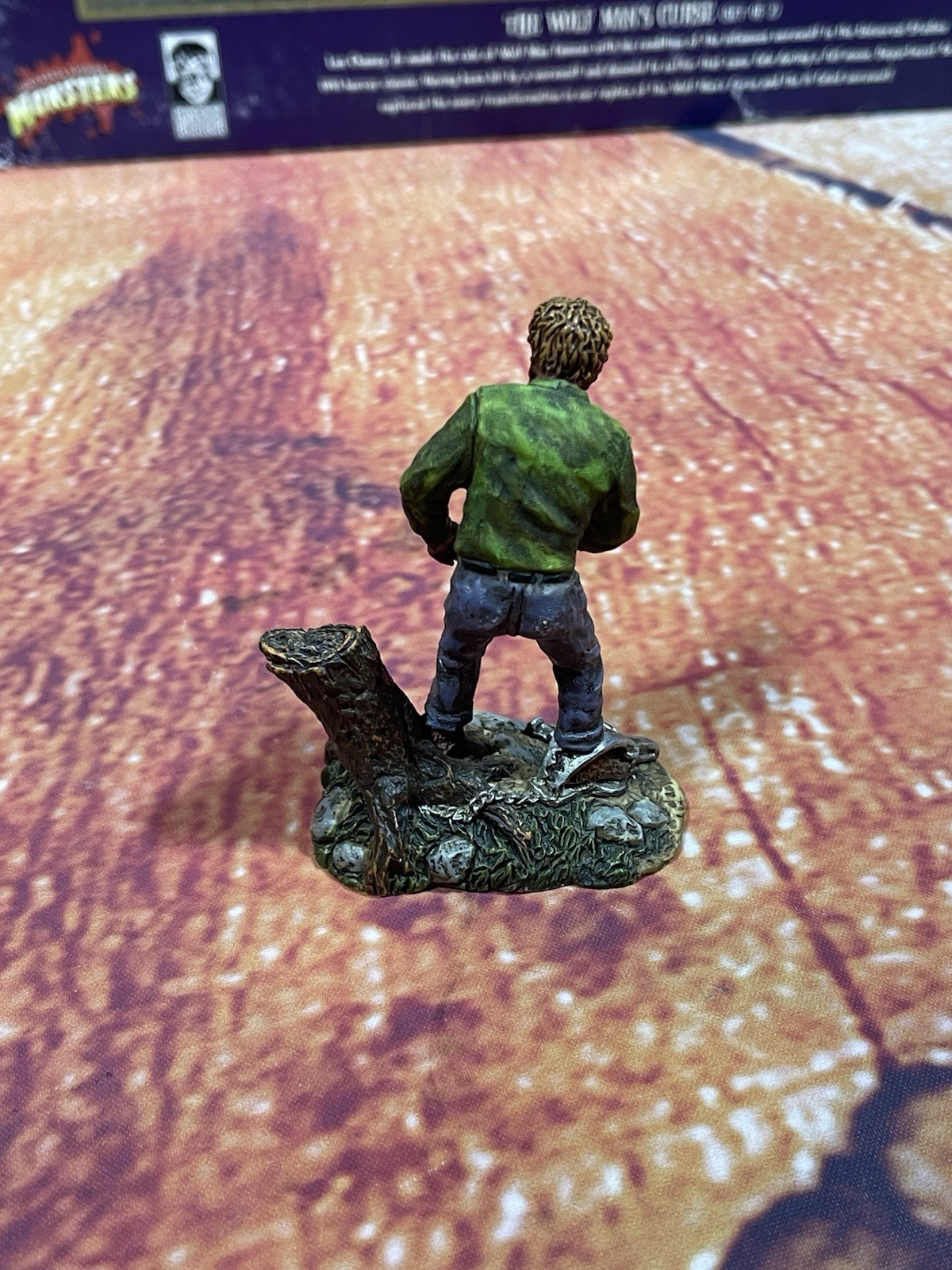 Halloween Department 56 The Wolf Man’s Curse Classics Monsters Set 56.59304