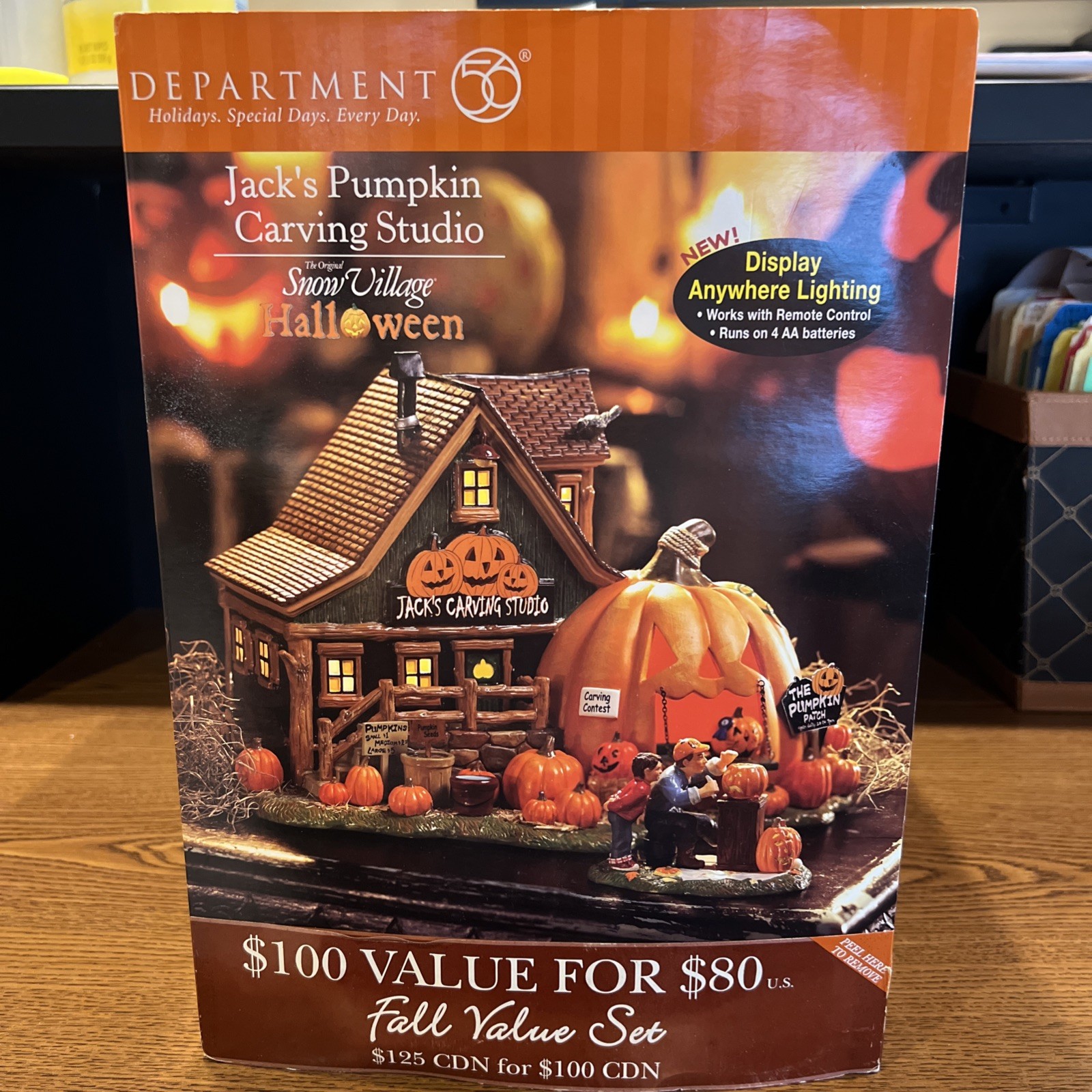 Department 56 Halloween Jack’s Pumpkin Carving Studio Missing small figure