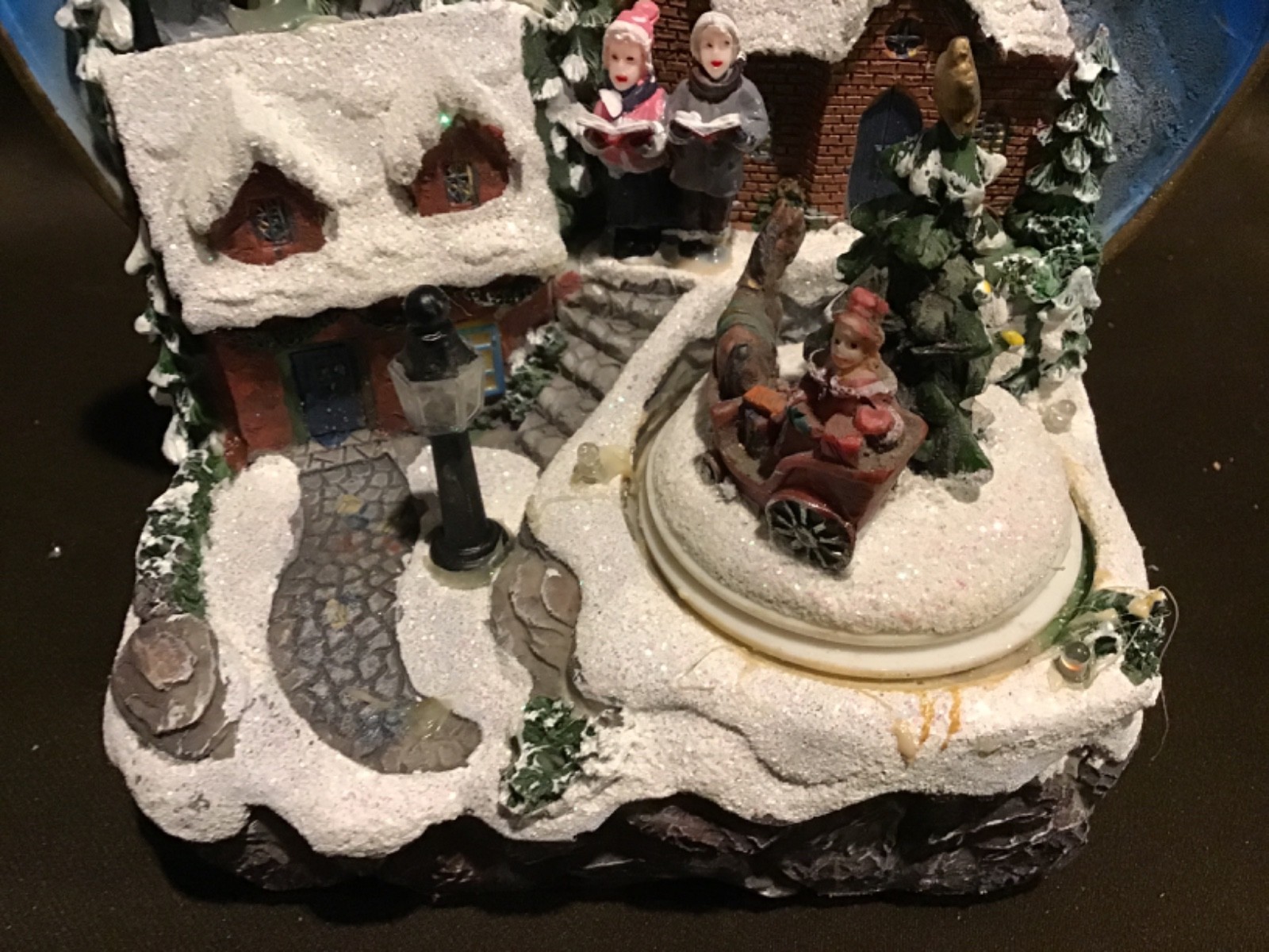 Beautiful Gerson Lighted Holiday Village With Moving Scene #2355150