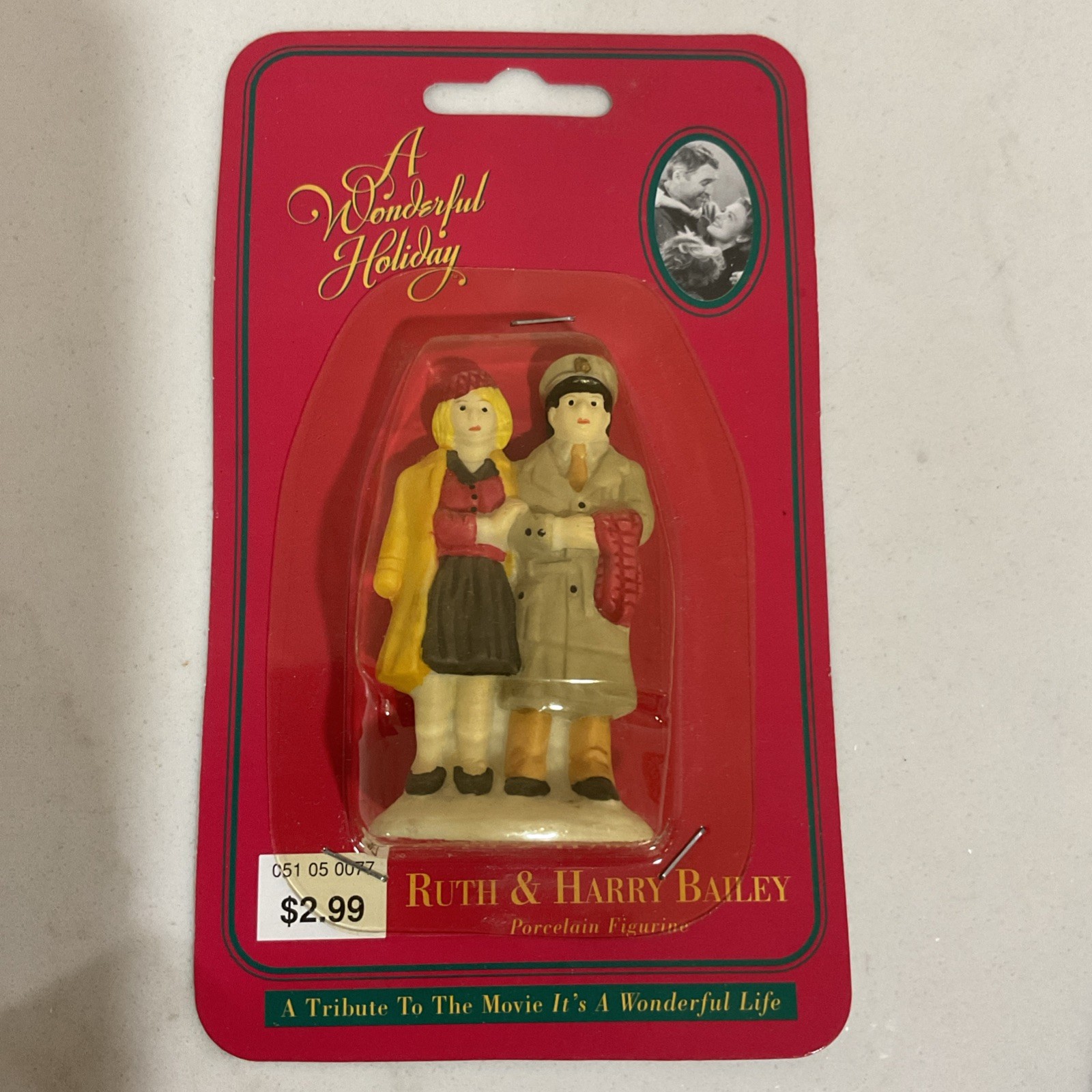 1997 It’s A Wonderful Life Ruth & Harry Bailey Porcelain Figurine DHC