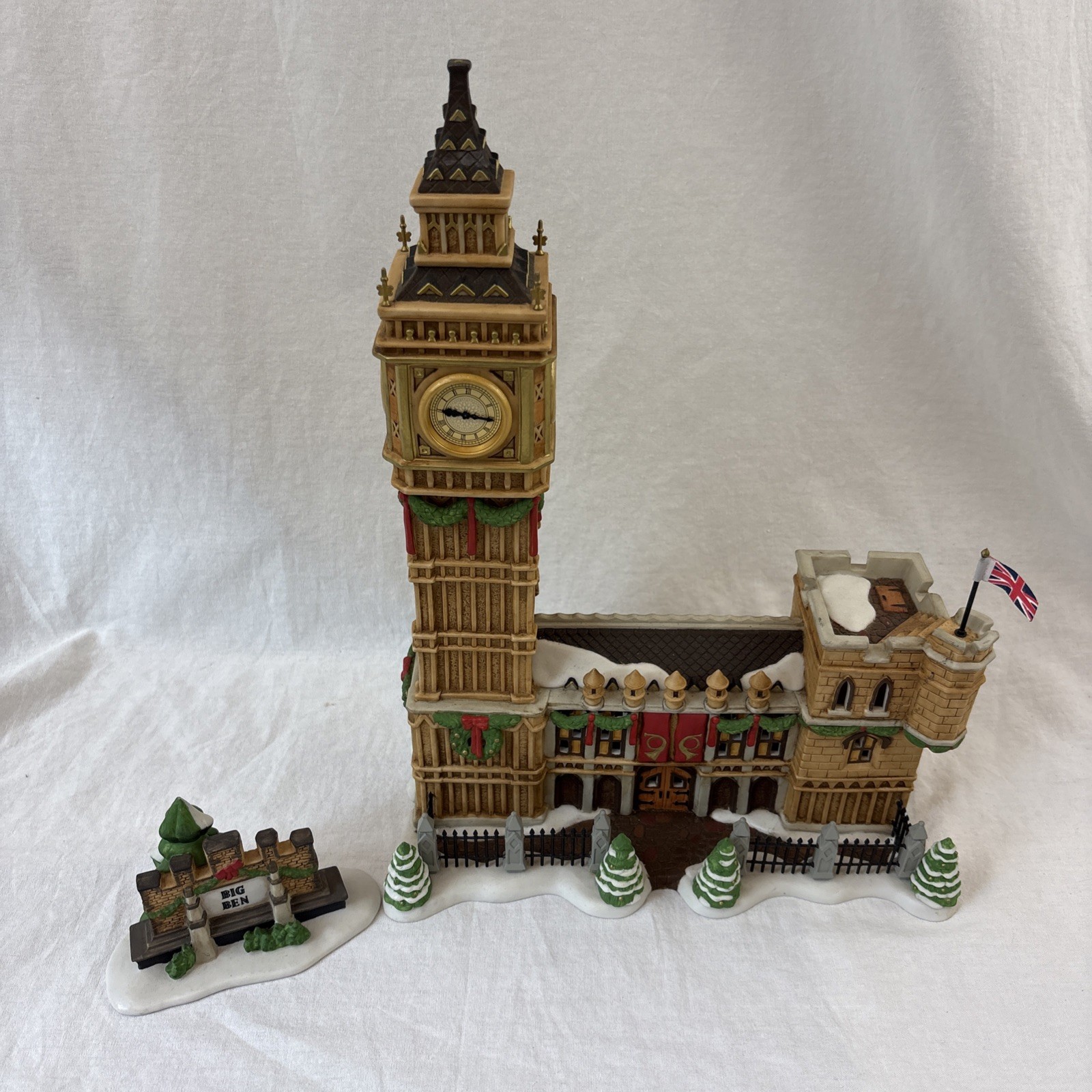 Department 56 Big Ben Building Dickens Village Christmas Decor And Sign