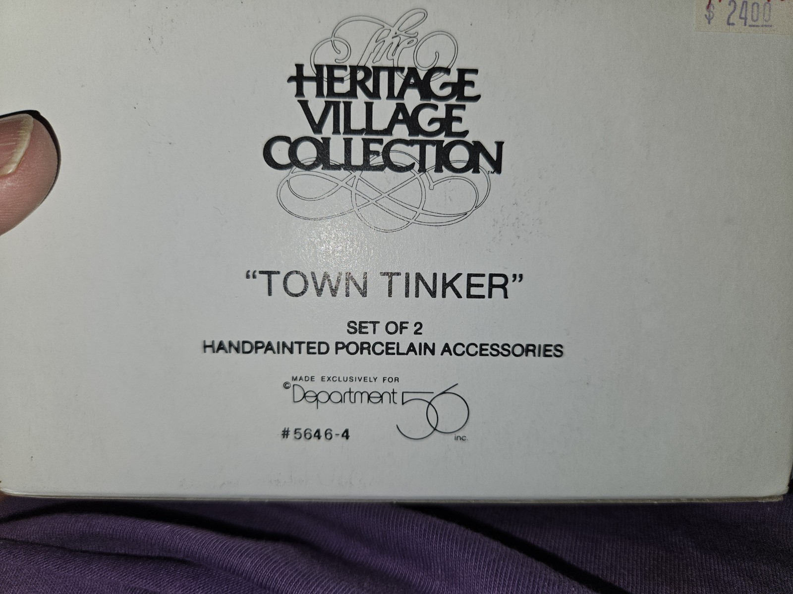 Department 56 Heritage Village Collection “Town Tinker” 5646-4