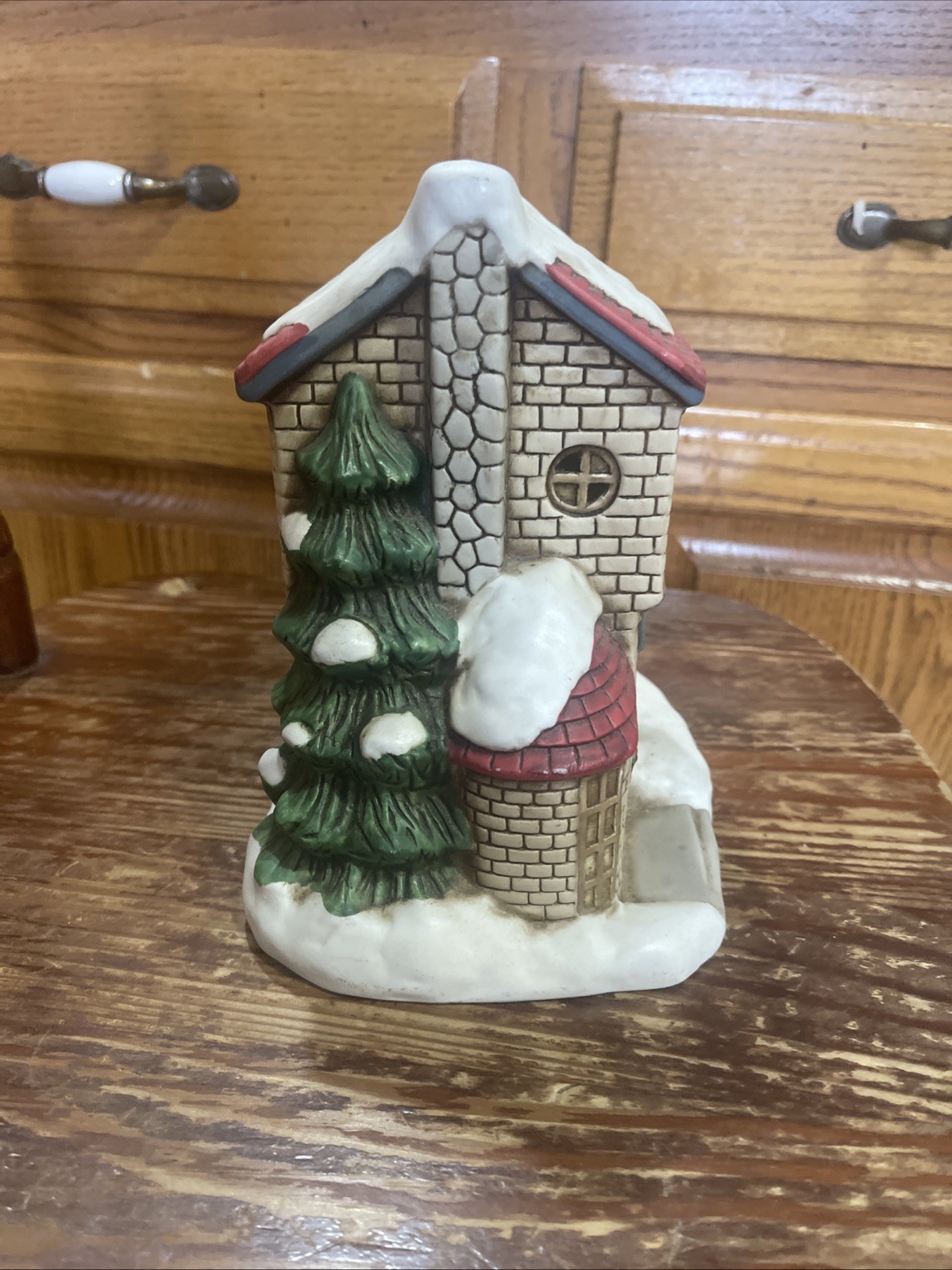 Lighted Bakery Two Story Christmas House Unbranded Ceramic Unboxed Vintage 1993
