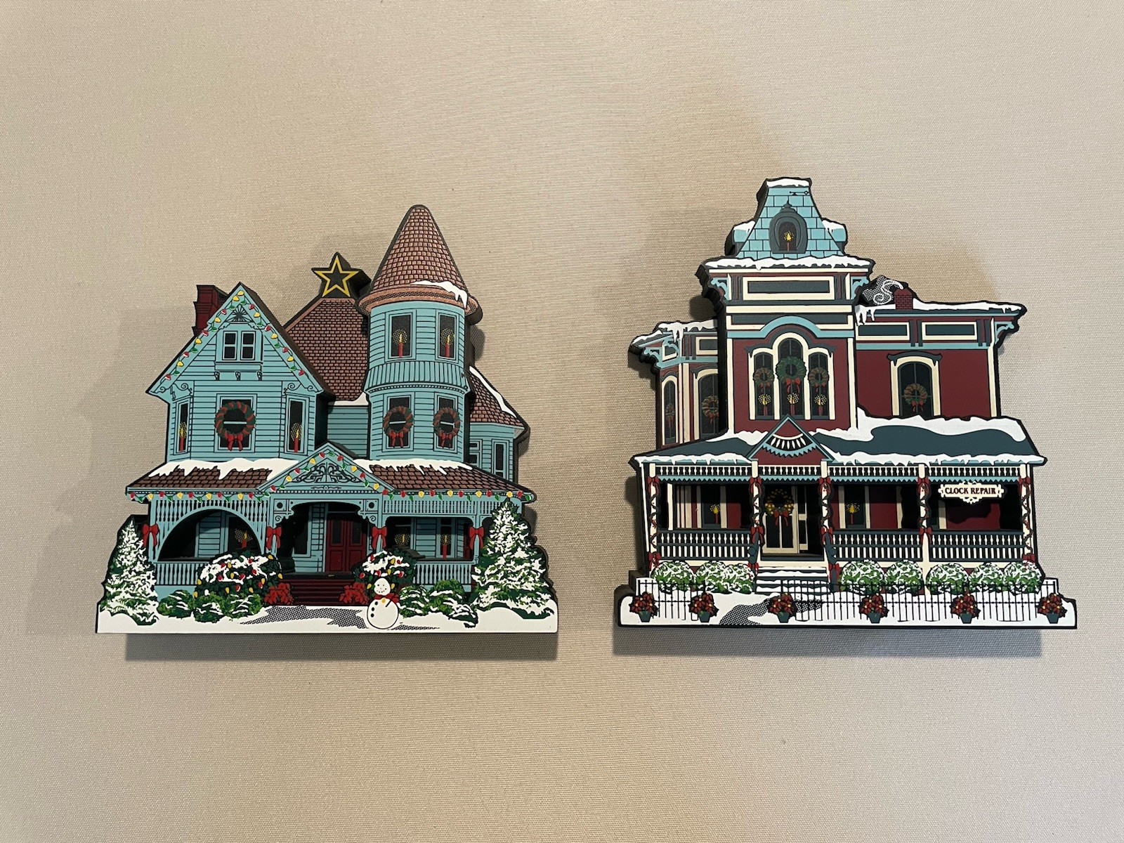 Heartsville Christmas Collection Clock Shop And Queen Anne Home