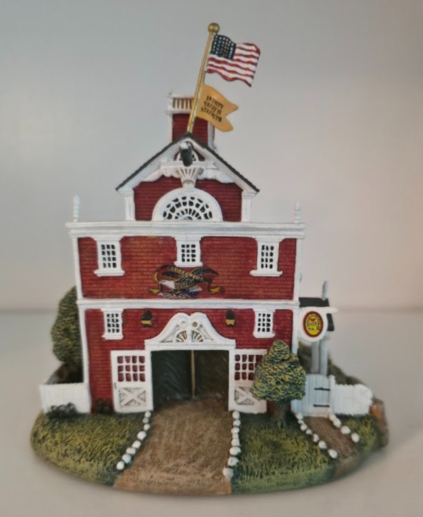Charles Wysocki “Firehouse No. 2” #78788 Hawthorne Architectural Register w/ Box
