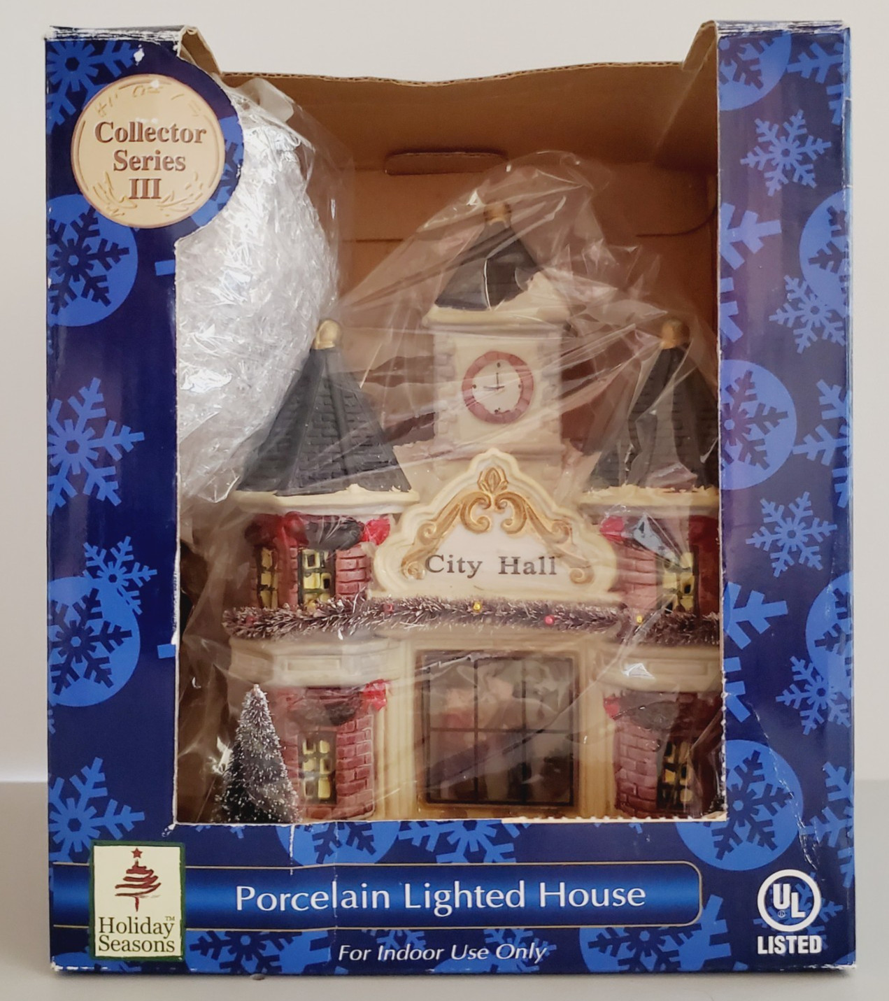 Victoria Falls City Hall Collector Series III Porcelain Light cord included 💖