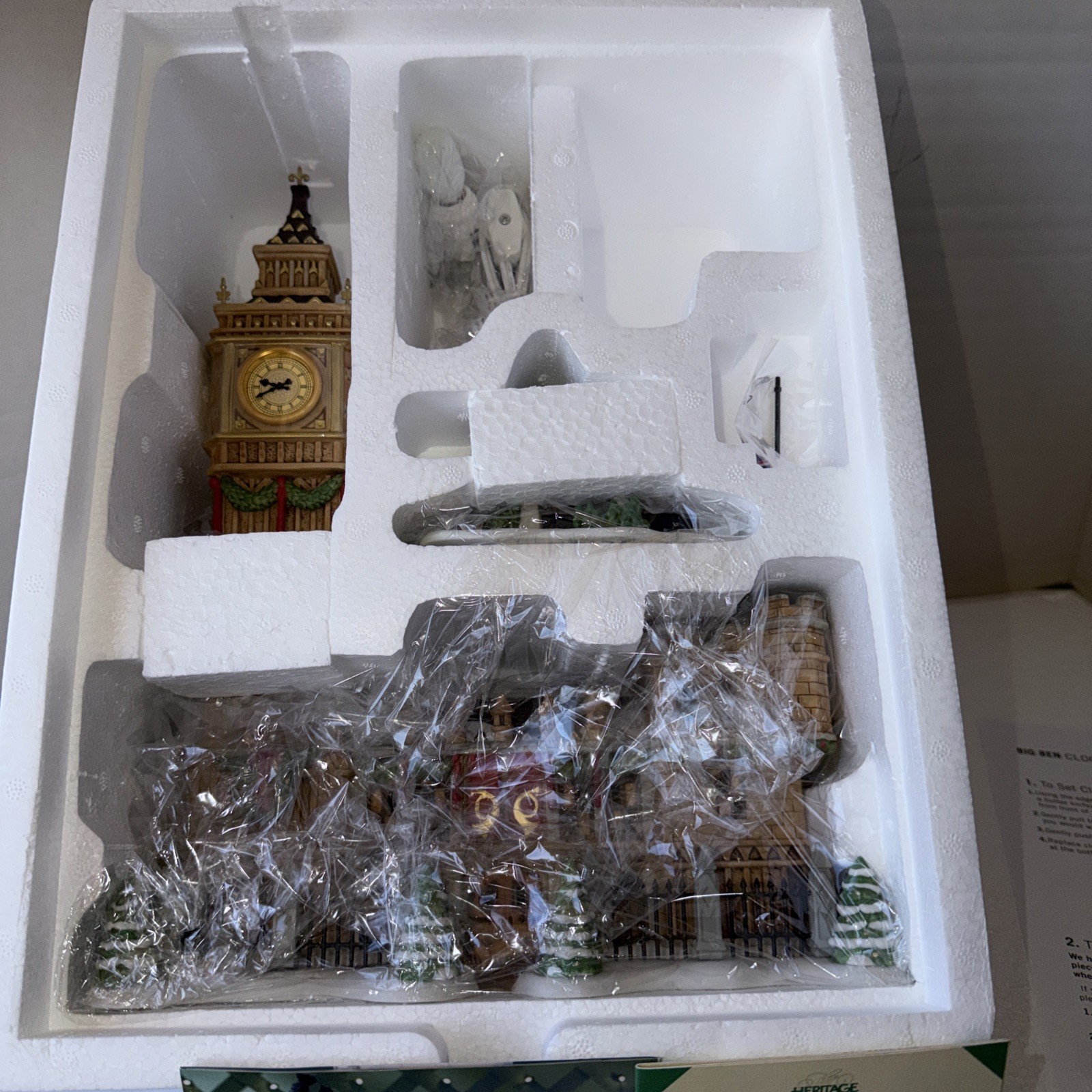 Dept 56 Dickens Village Historical Landmark Christmas “Big Ben” #58341 (READ)