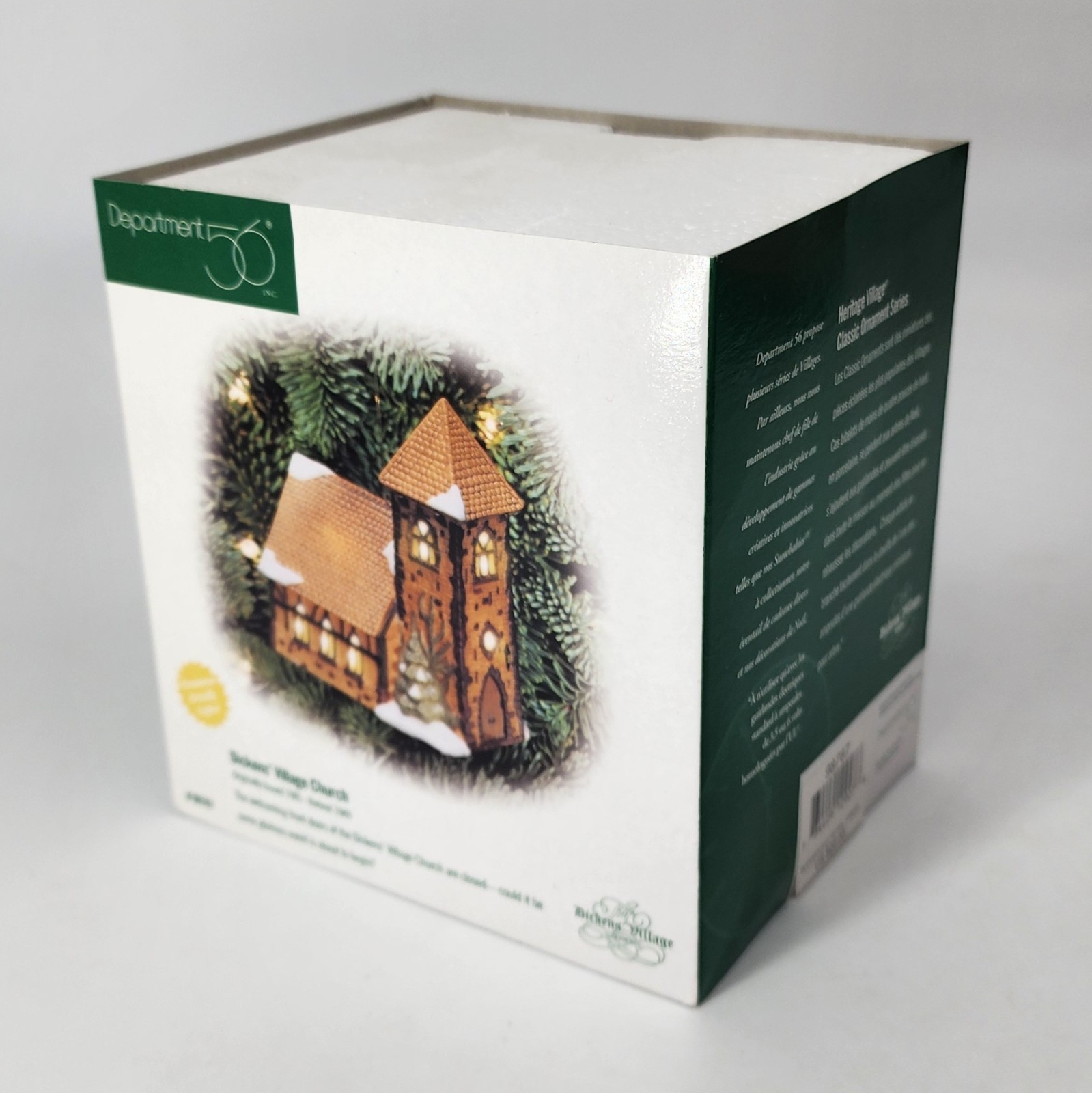 Dept 56 SNOW VILLAGE CHRISTMAS ORNAMENT Dickens Village Church – Brand New!