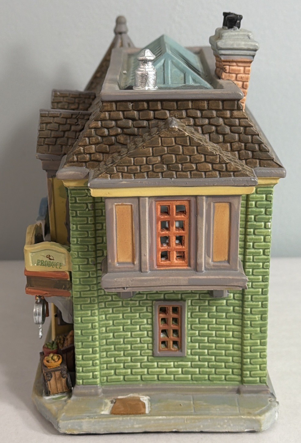 Lemax Carole Towne Corado’s Grocery 2008 Light Up Victorian Village With Box