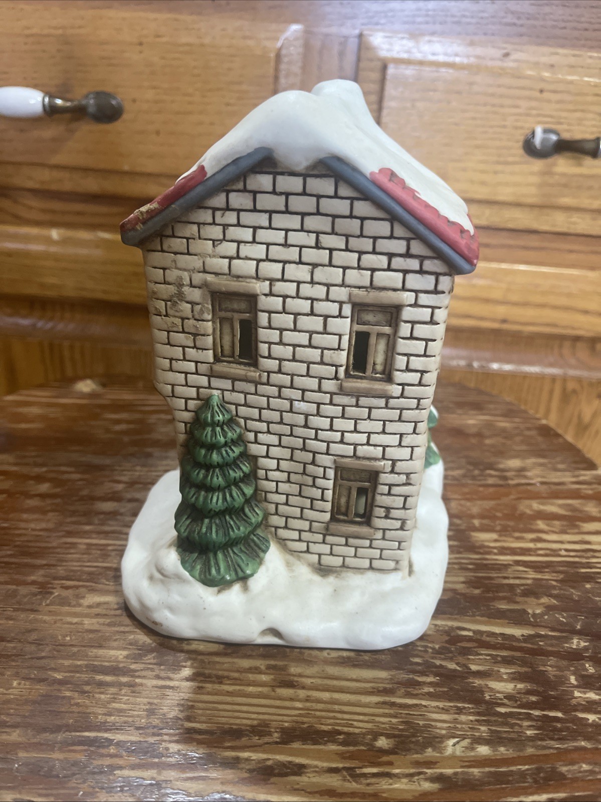 Lighted Bakery Two Story Christmas House Unbranded Ceramic Unboxed Vintage 1993