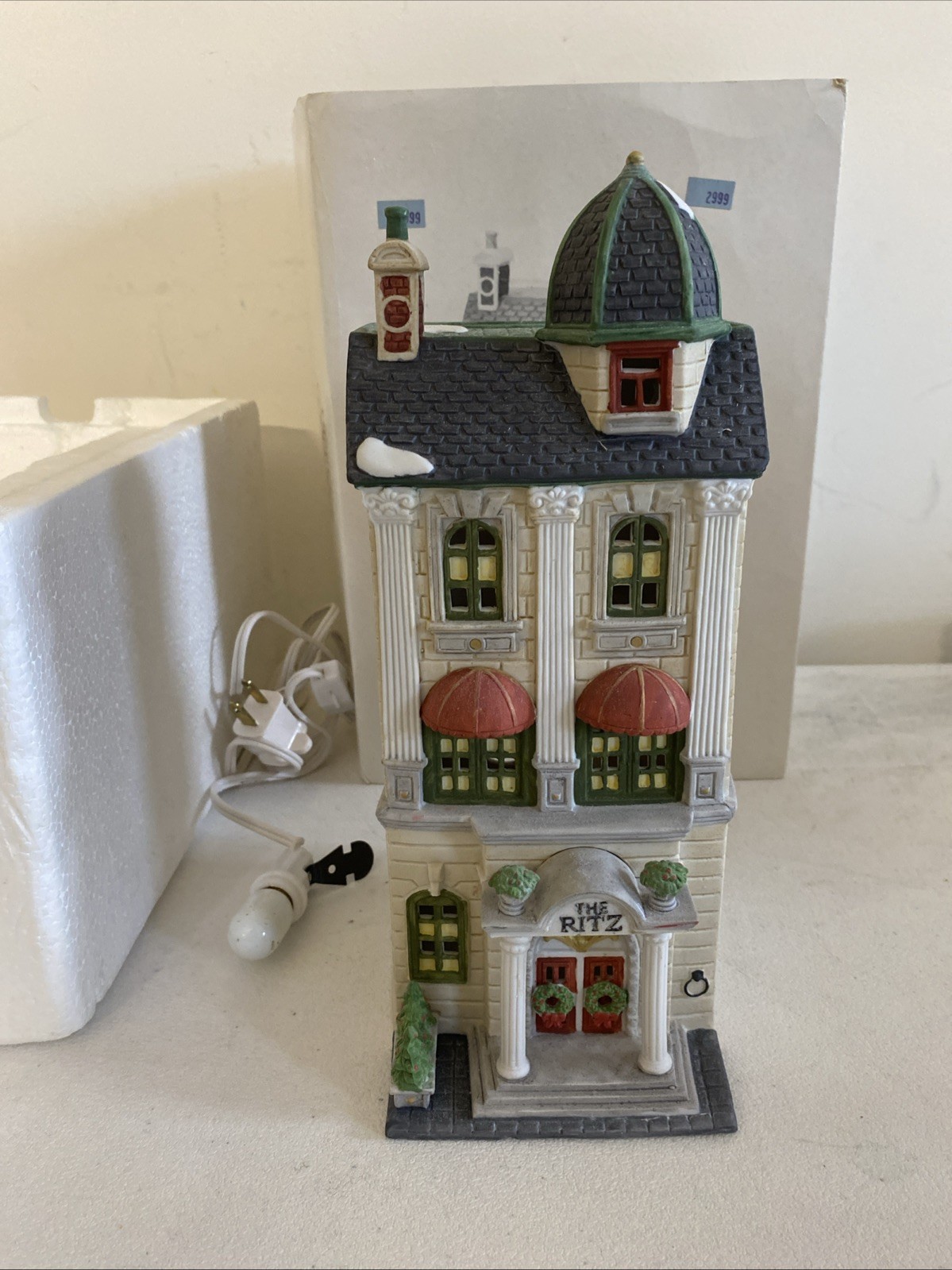 Dept 56 Ritz Hotel Christmas In The City Heritage Village 59730 Retired 1989