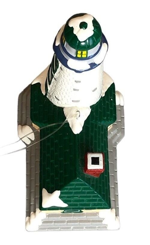 Dept 56 Classic Christmas Holiday Ornament Snow Village Retired Lighthouse EUC