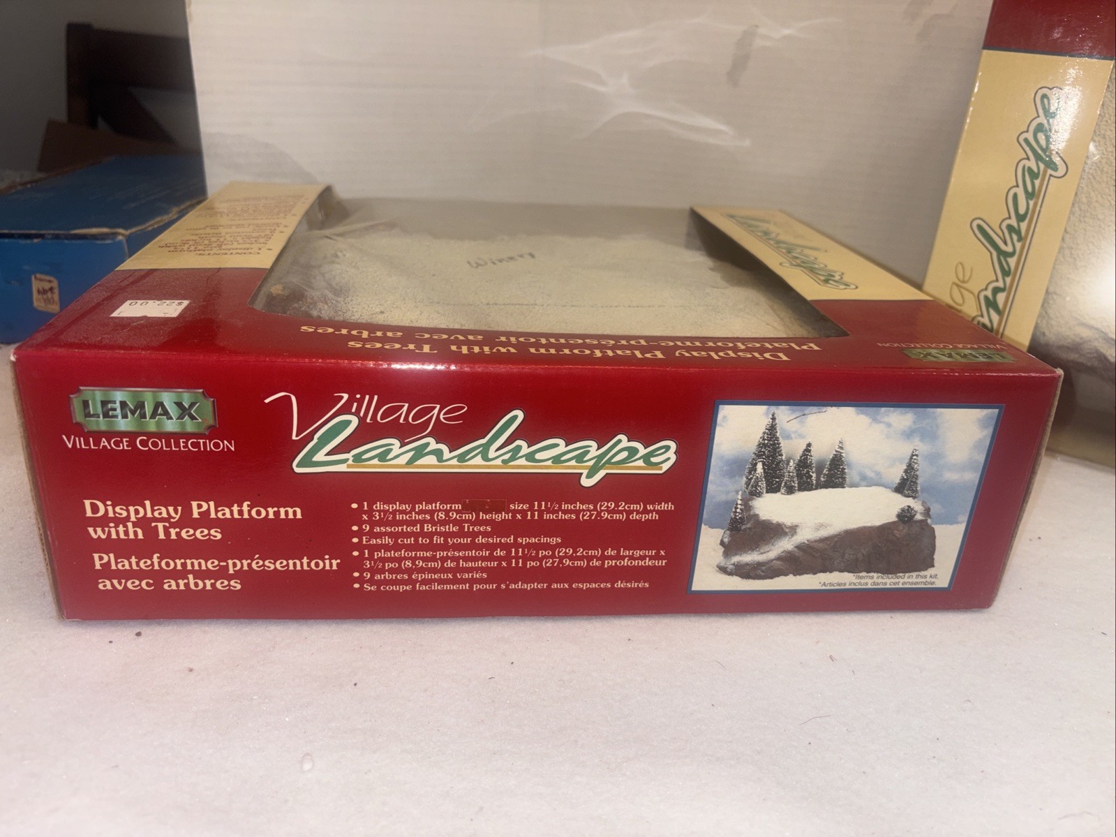Lemax Landscape Accent Medium Display Platform Christmas Village w/Box NO TREES