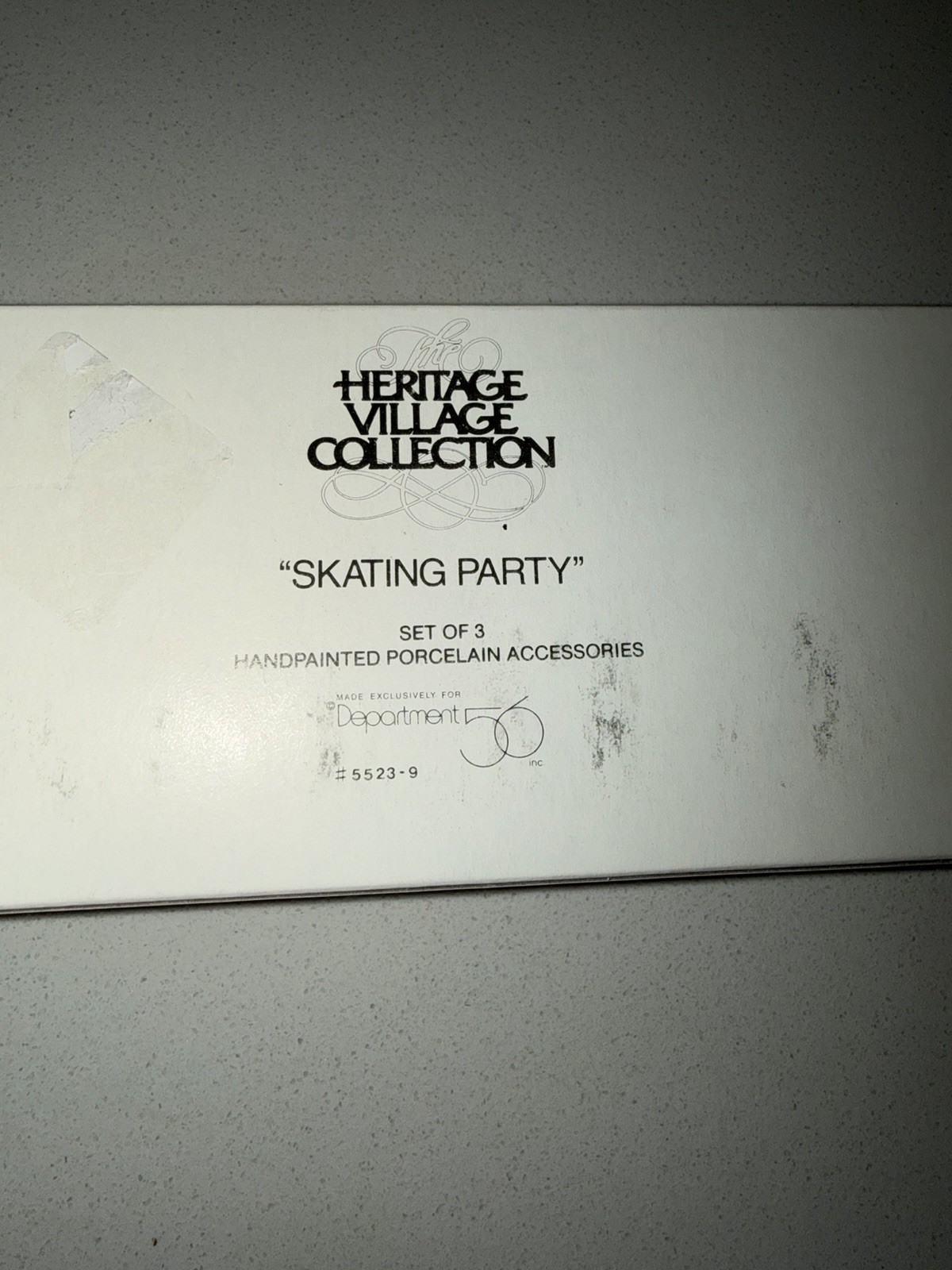 Heritage Village Collection Department 56 Skating Party