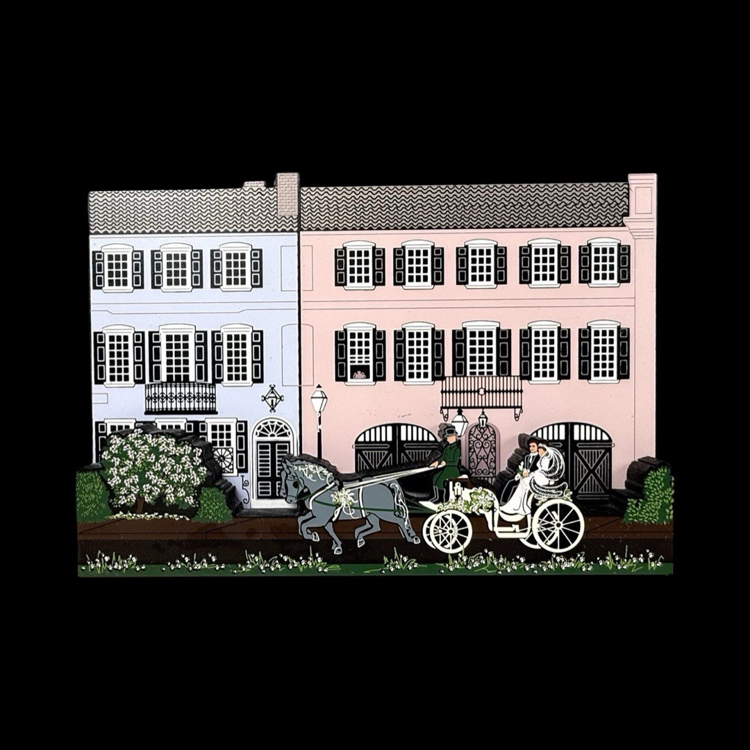 Rainbow Row 97 99-101 East Bay Charleston, SC Shelia’s Collectible House LE 2001
