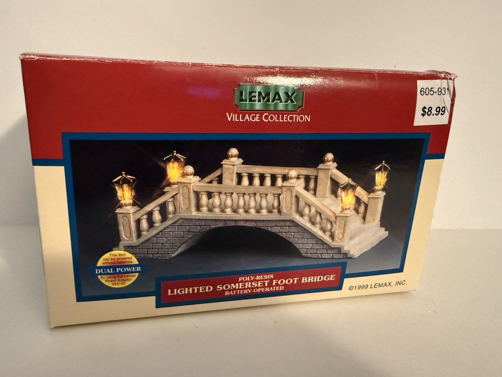 Lemax Christmas Village Lighted Somerset Foot Bridge Vintage 99’ ReadDescription