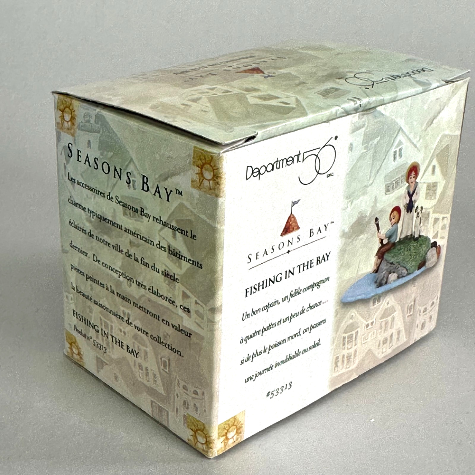 Dept 56 Seasons Bay Fishing in the Bay 53313 Retired 1998-2002 New