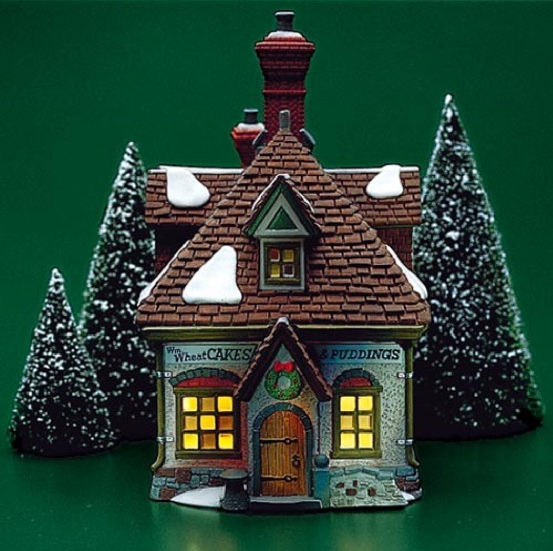 DEPT 56 DICKENS’ VILLAGE SERIES “WM. WHEAT CAKES & PUDDING”  NEW IN BOX #58084