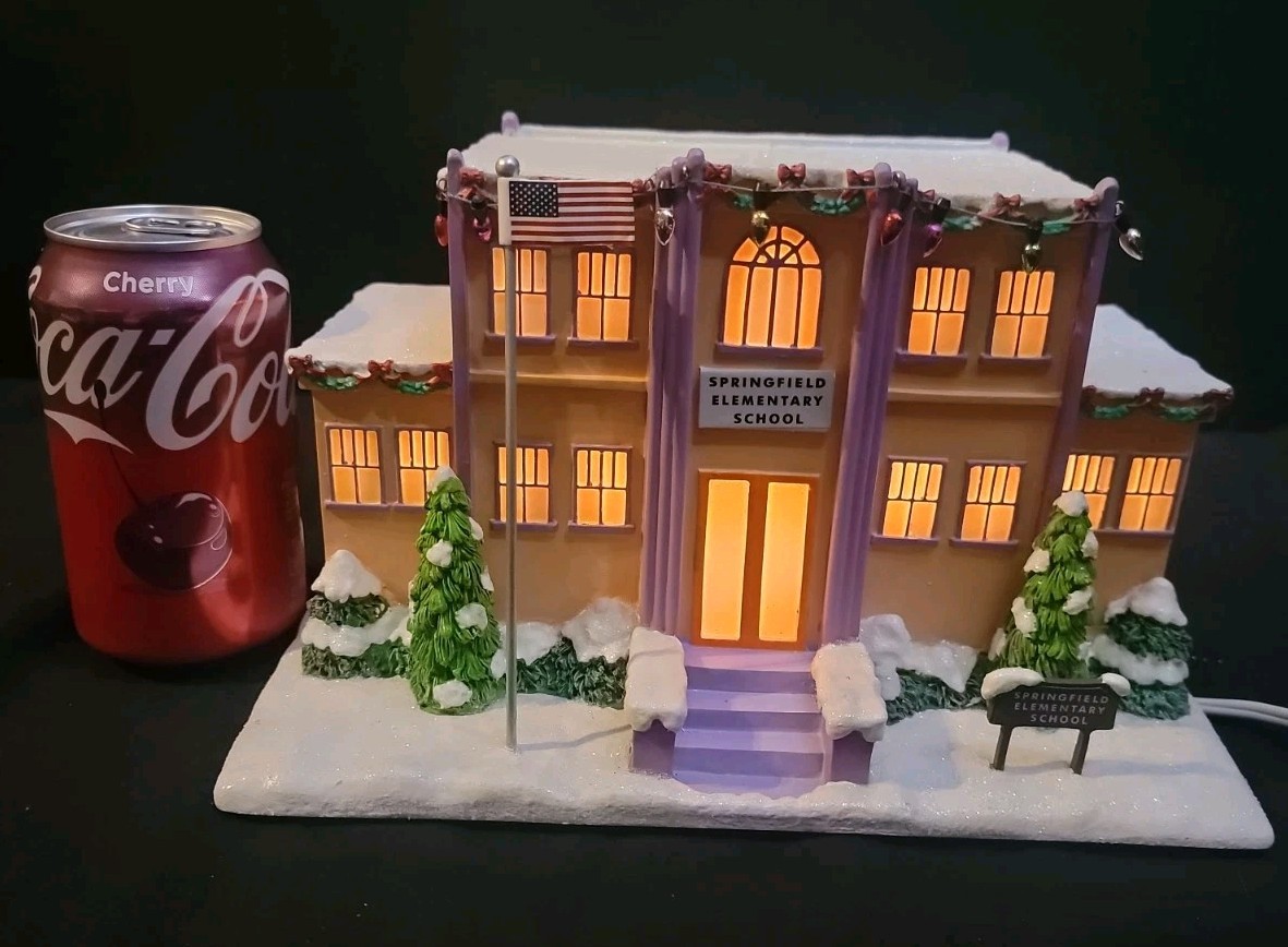 Hawthorne A5463 “Springfield Elementary School” The Simpsons Christmas Village