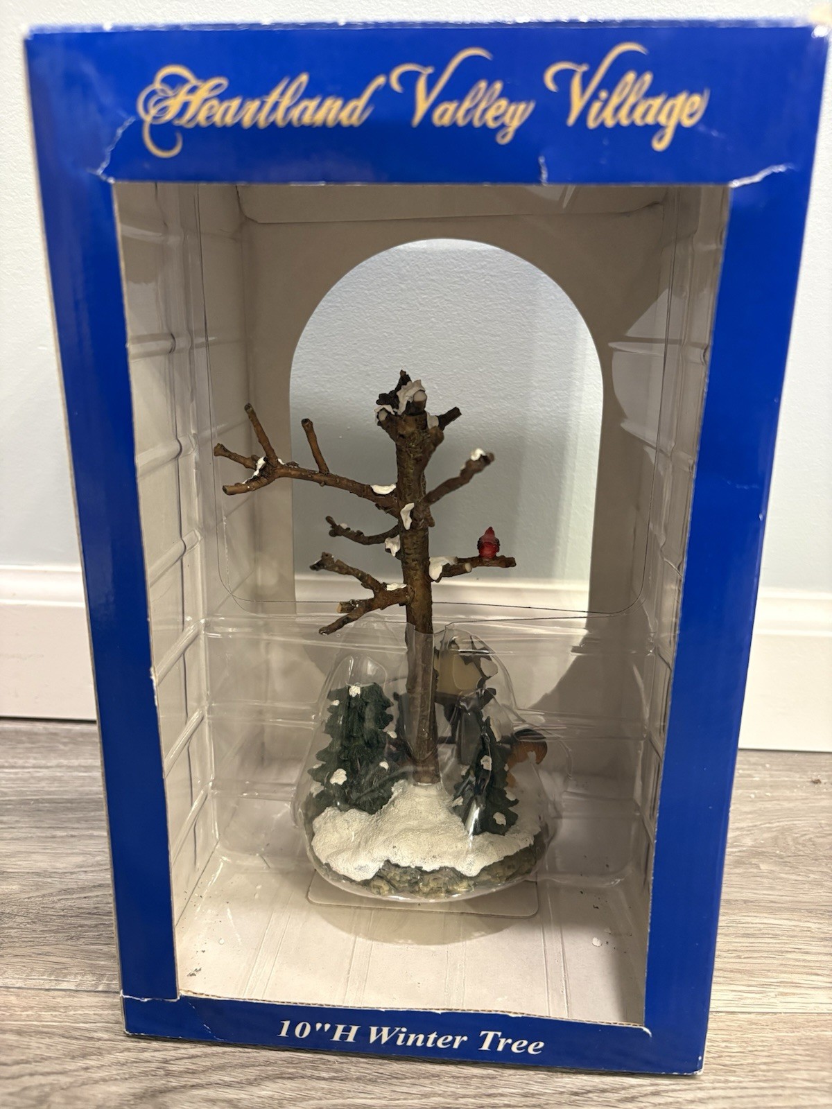 Heartland Valley Village 10″ Winter Tree #512 Original Box Never Displayed