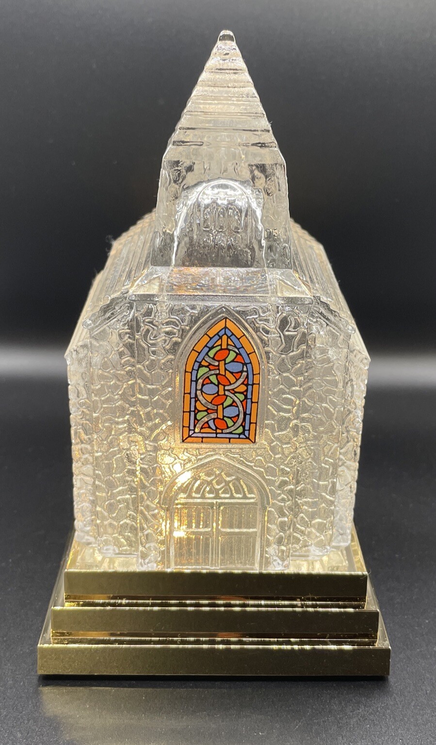 Vtg Avon Gift Collection Lighted Crystal Church Christmas 1992 ( Not Musical )
