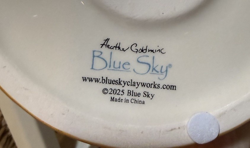Blue Sky Clay Works Goldminc 250th – 4th of July Cake – 9” -rare – New