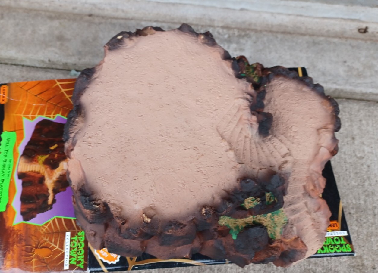 Lemax Spooky Town Halloween Hill Top Display Platform 74636 Retired 2007 DAMAGED
