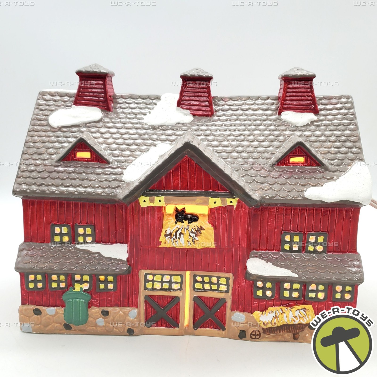 Department 56 Red Barn The Original Snow Village Lighted Building 50814