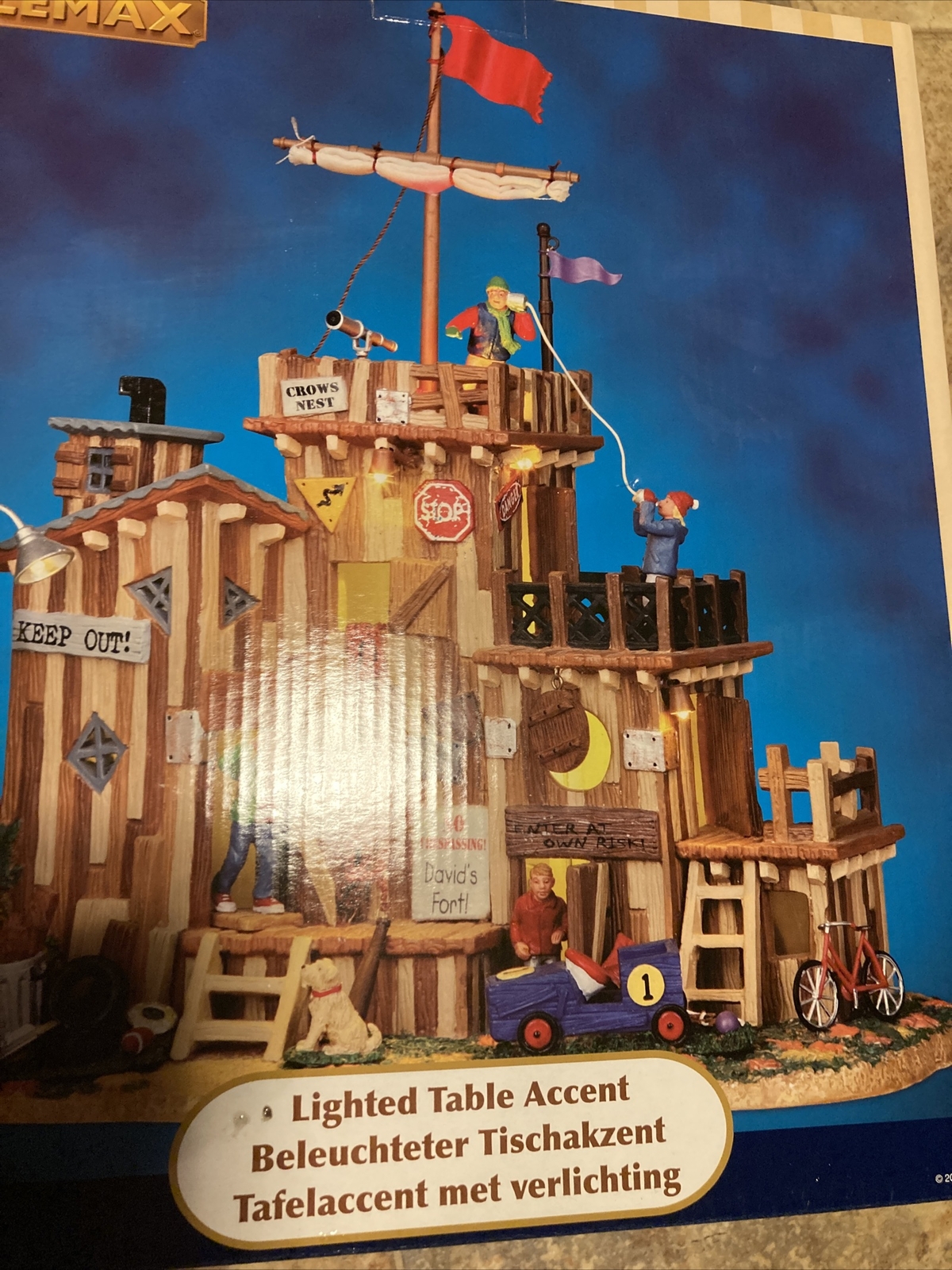 Lemax David’s Fort -Lighted Holiday Village- Retired