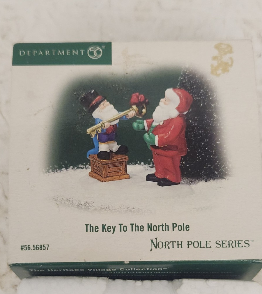 Department 56 North Pole Series The Key To The North Pole #56.56857 Nice