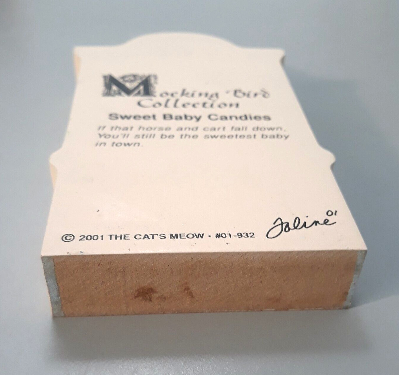 2001 The Cat’s Meow Faline Mocking Bird Collection SWEET BABY CANDIES #01-932