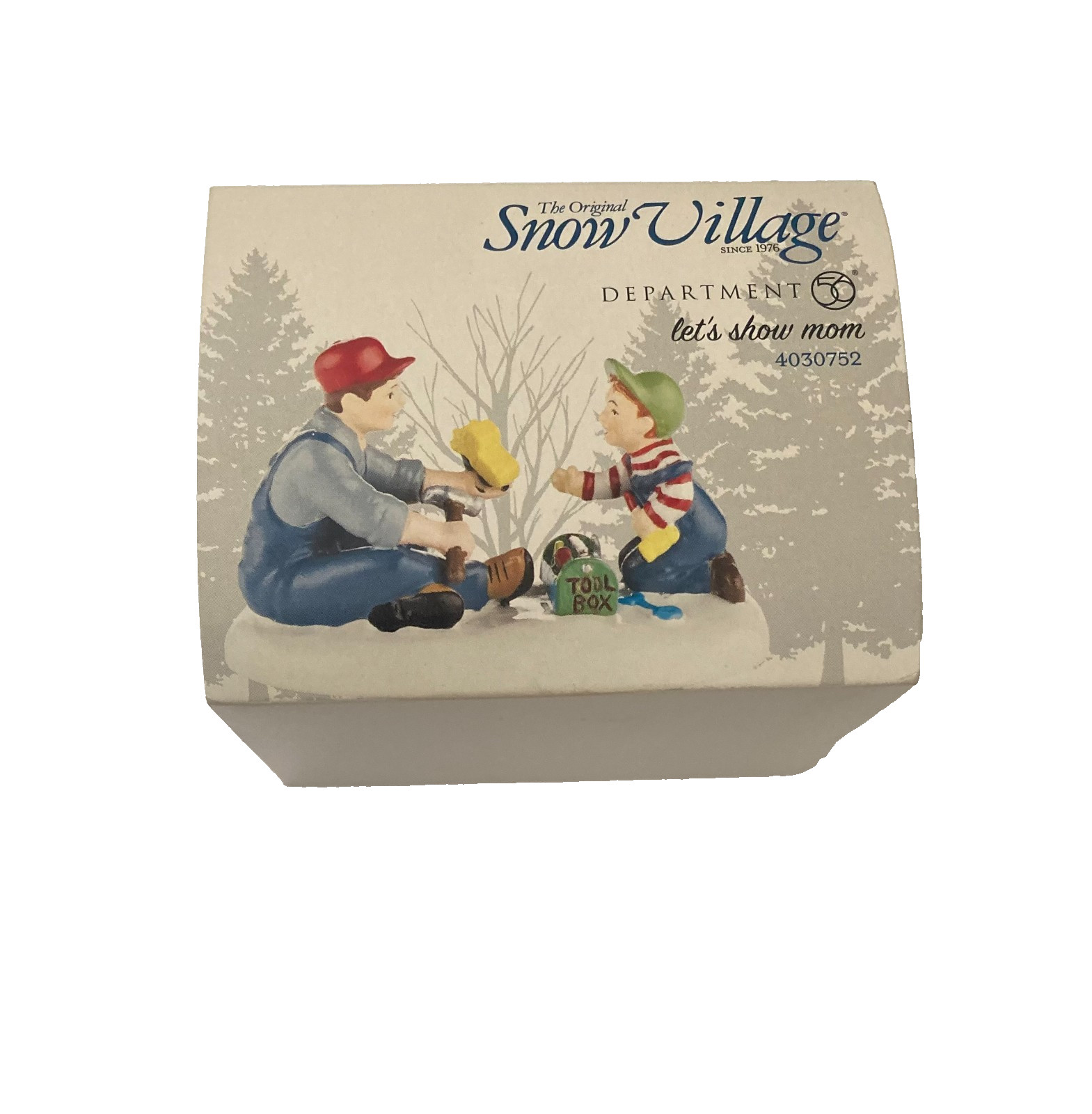 Department 56 Snow Village Let’s Show Mom Accessory Figurine