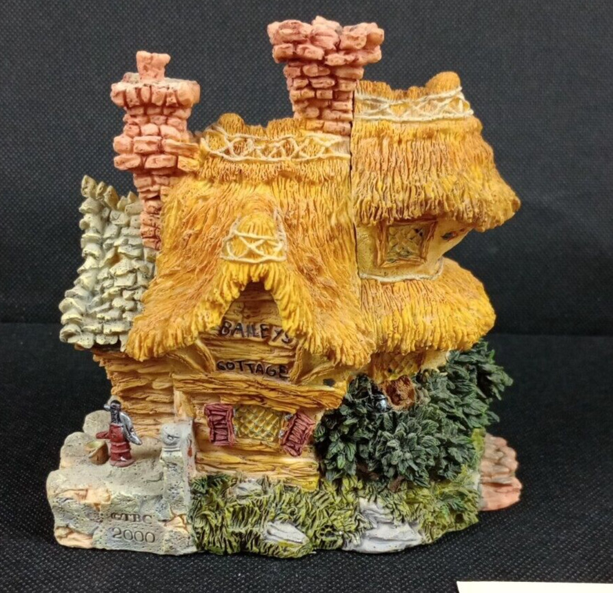 Boyds Bears Resin 5.0 Inch Bailey’s Cozy Cottage Bearly Built Villages Figurine