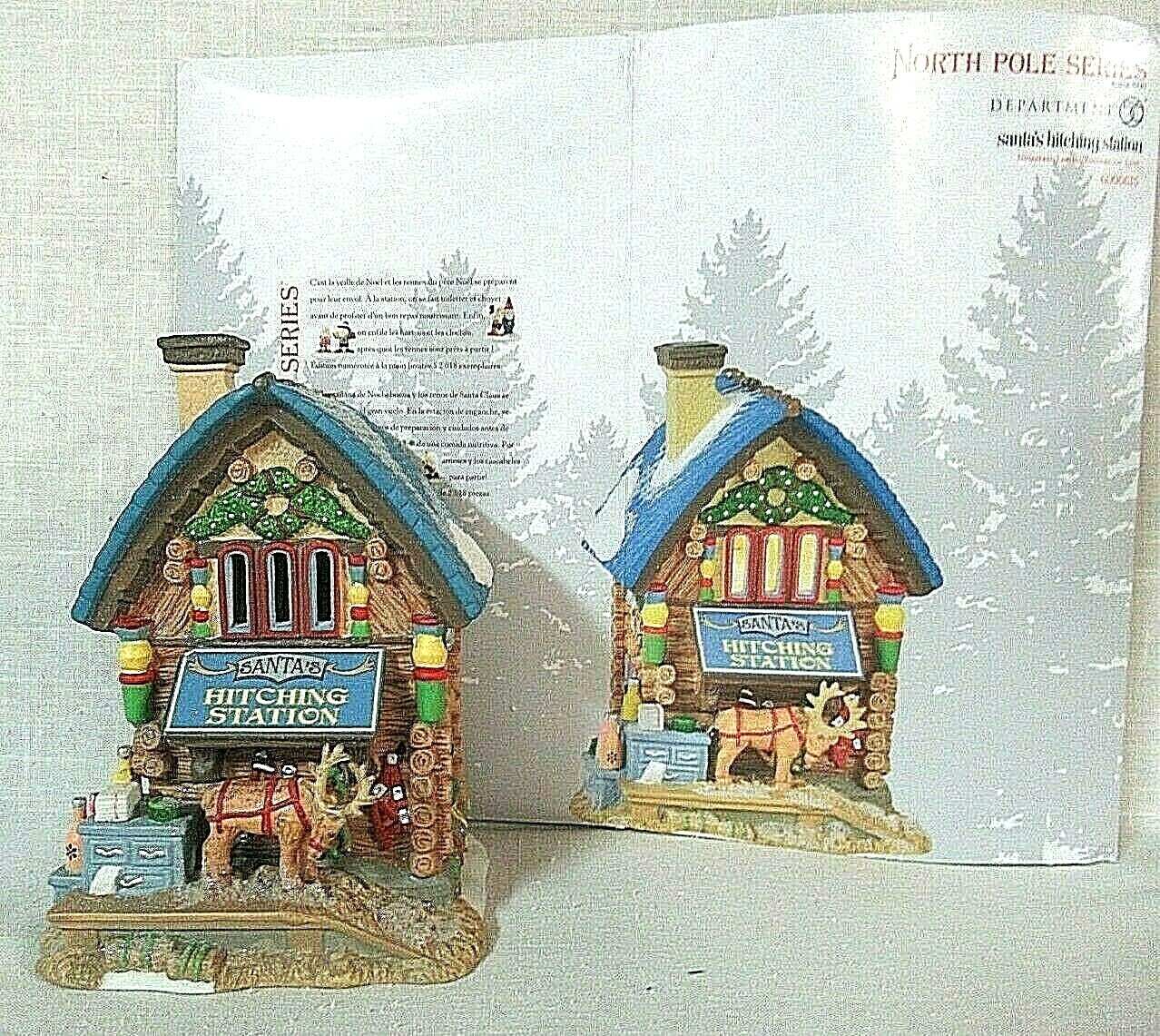 Depart 56 North Pole Building~Numbered Ltd 2018 Edition~Santa’s Hitching Station