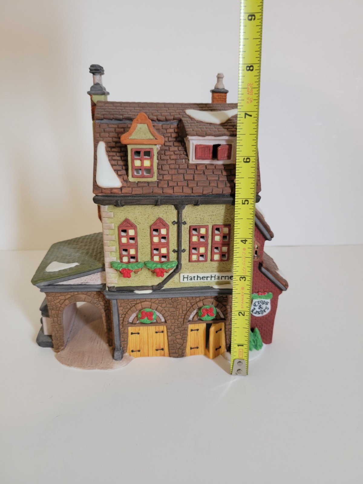 Department 56 Dickens’ Village Hather Harness with Box! Nice! 1994