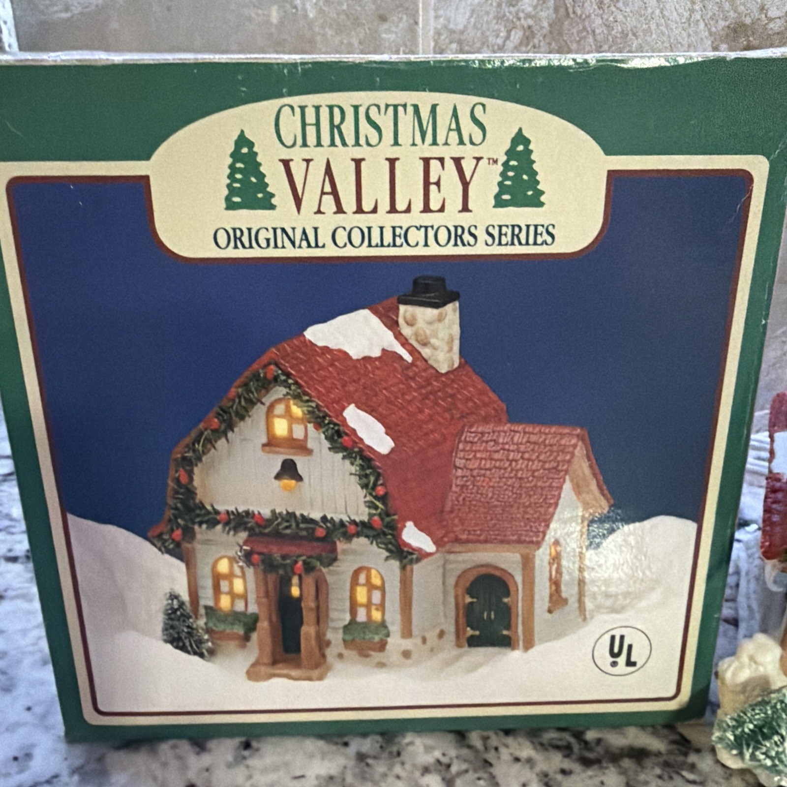 Vintage Lighted Christmas Valley Town House Village 1994 Seasonal Specialties
