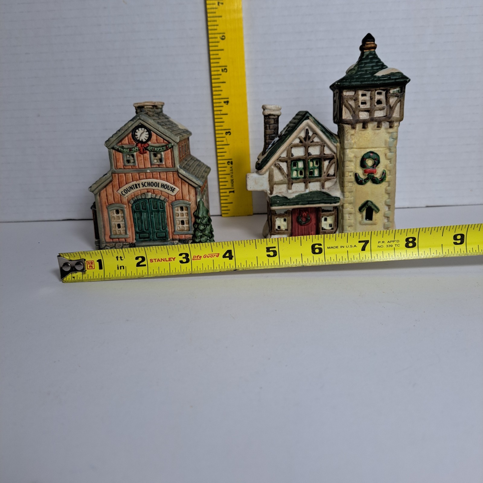 Lot of 2 Dickens Christmas Buildings, 1995 School House & 1990’s Village House