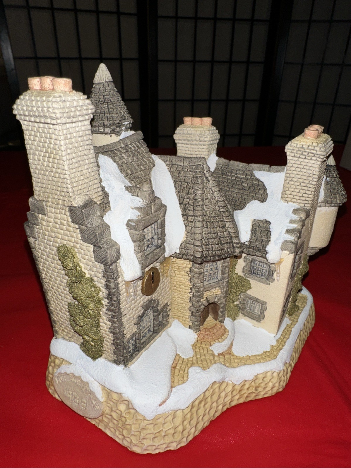 DAVID WINTER 1988 Cottage A Christmas In Scotland & Hogmanay Box & COA