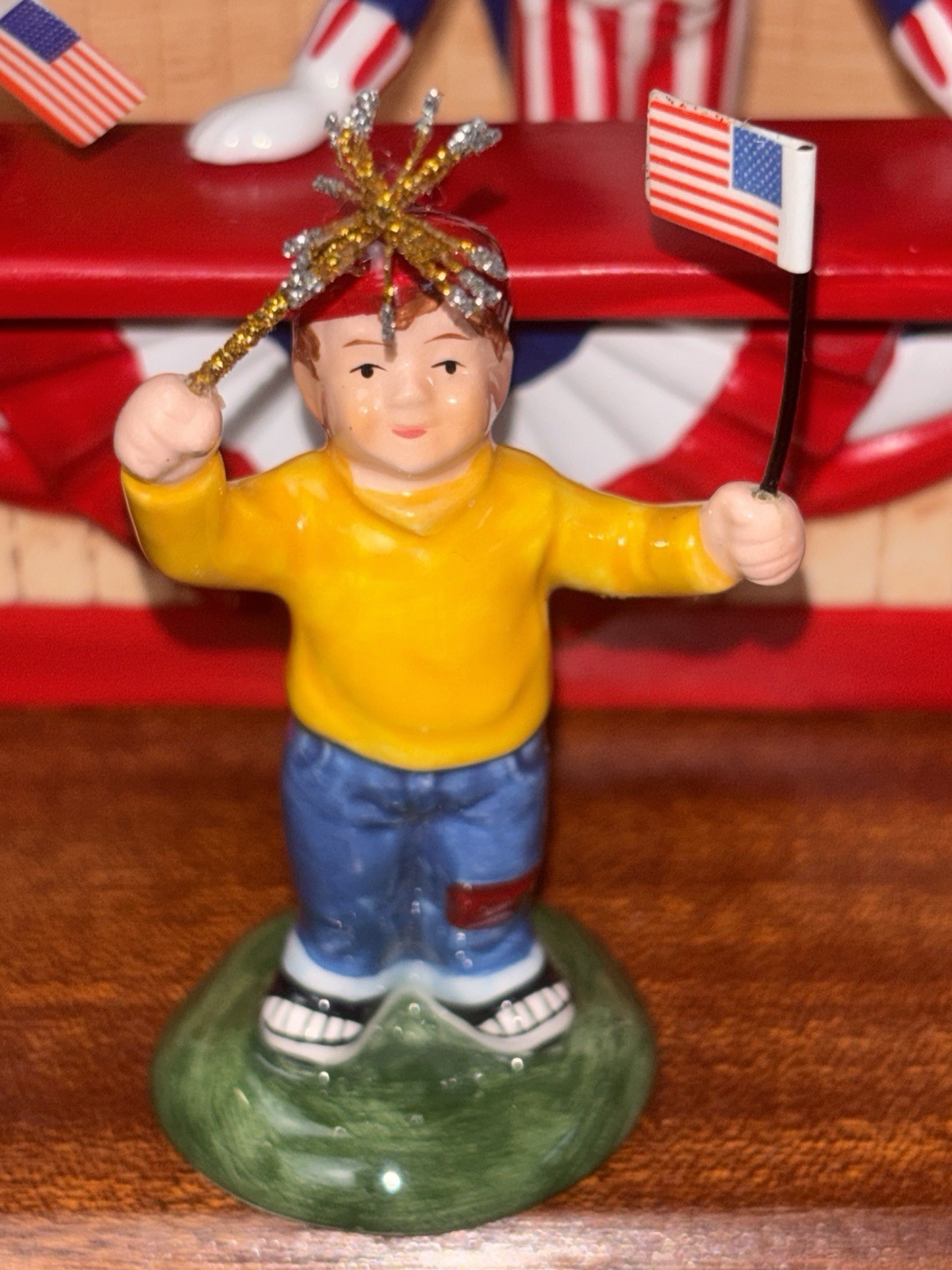 Department Dept 56 UNCLE SAM’S FIREWORK STAND The Original Snow Village #54974