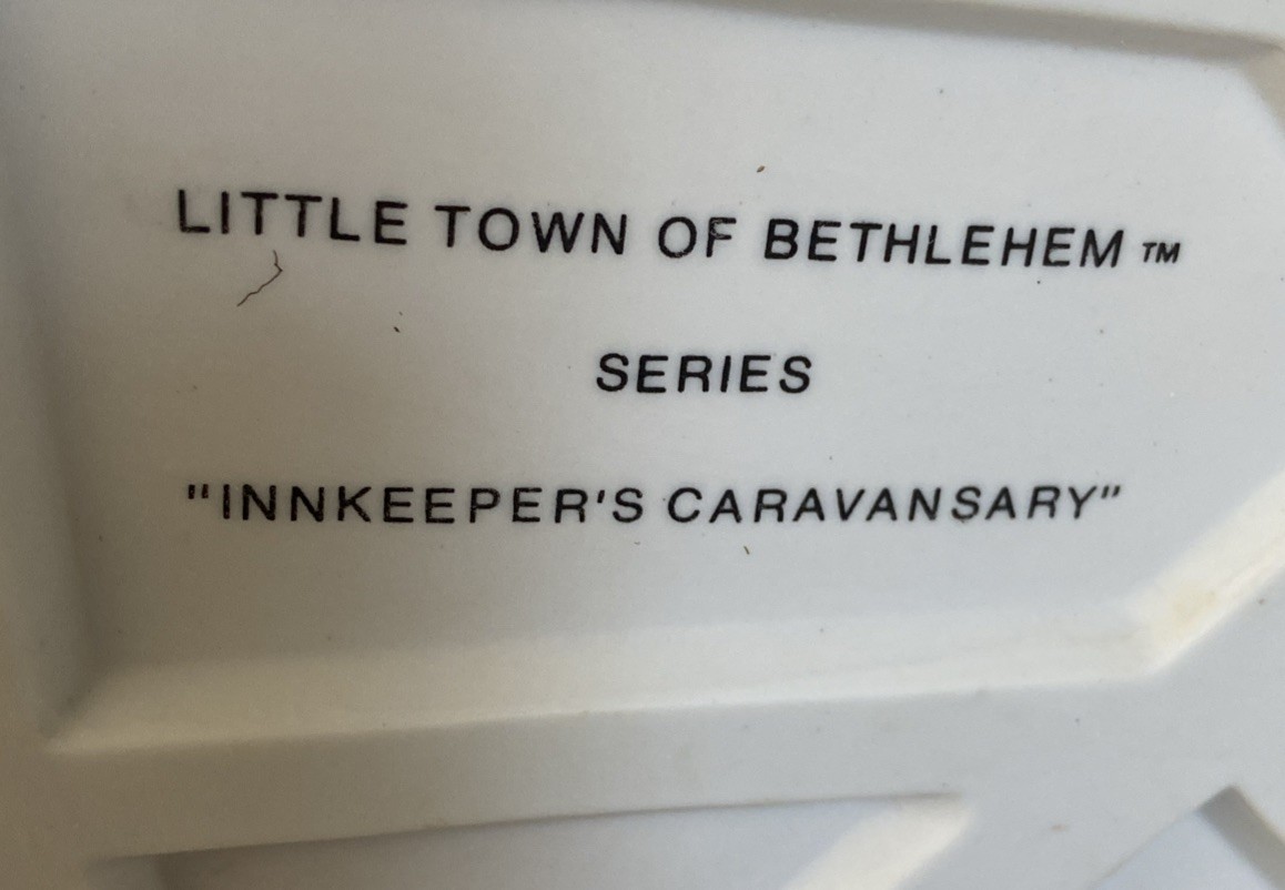 Department 56 Innkeeper’s Caravansary 59795 Little Town Of Bethlehem Christmas