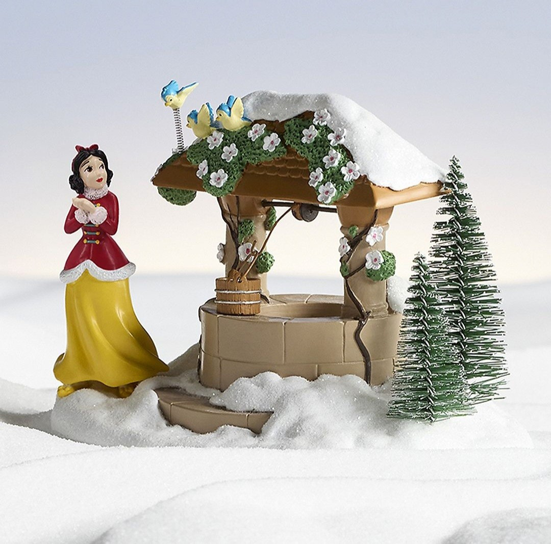 St. Nicholas Square Village Disney Princess Snow White Well Accessory
