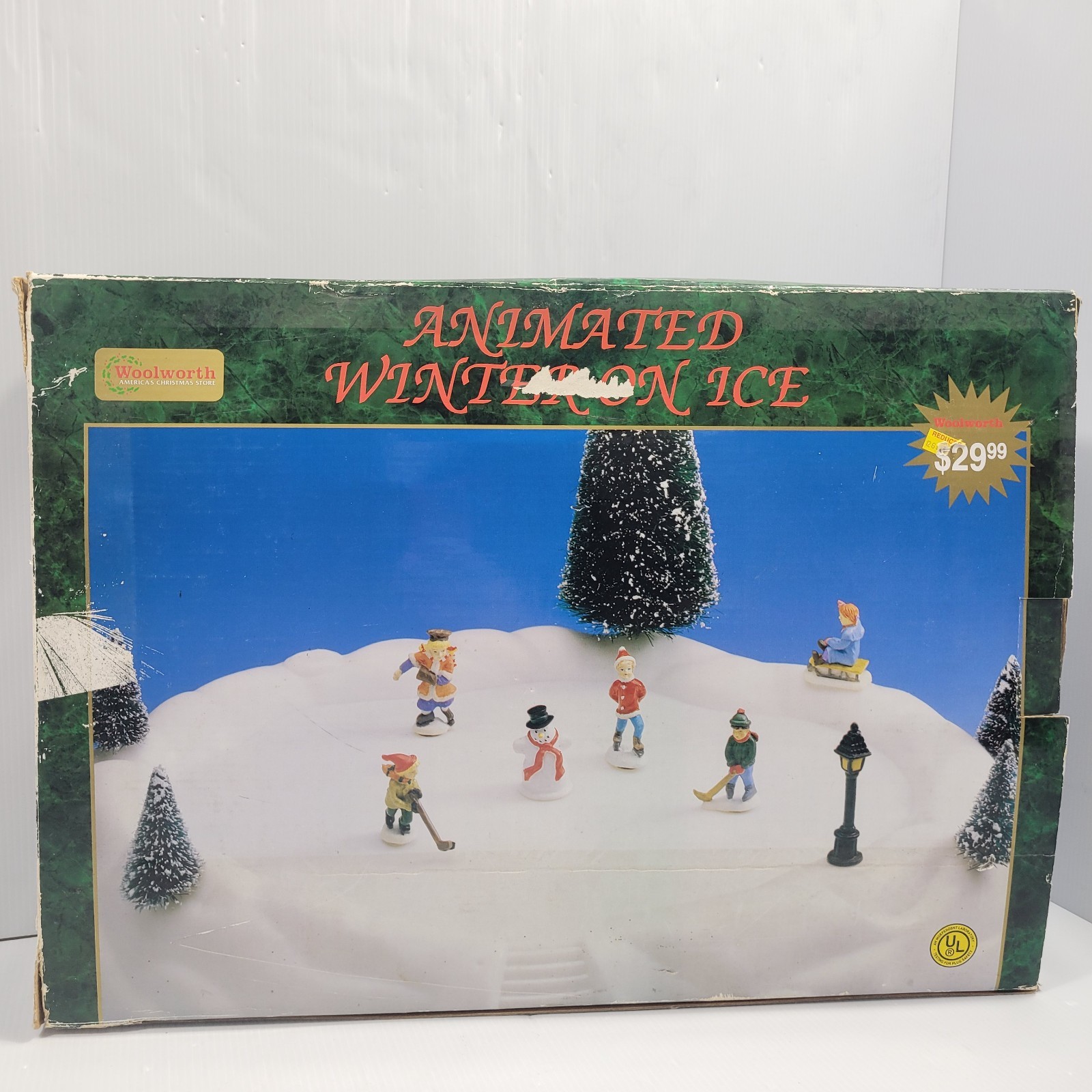 VTG Woolworth Animated Winter Ice | Complete | Working | Ice Skating | Christmas