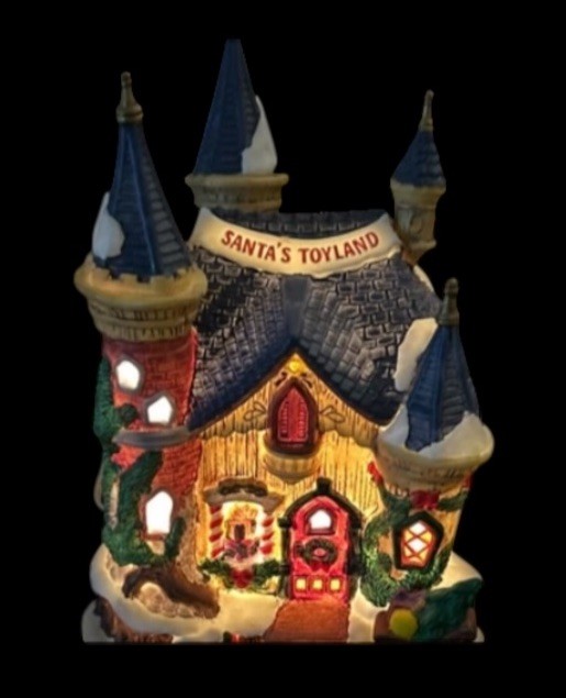 O’Well SANTA’S TOYLAND Christmas Village Building 1997 Limited Edition 10″x7″x6″