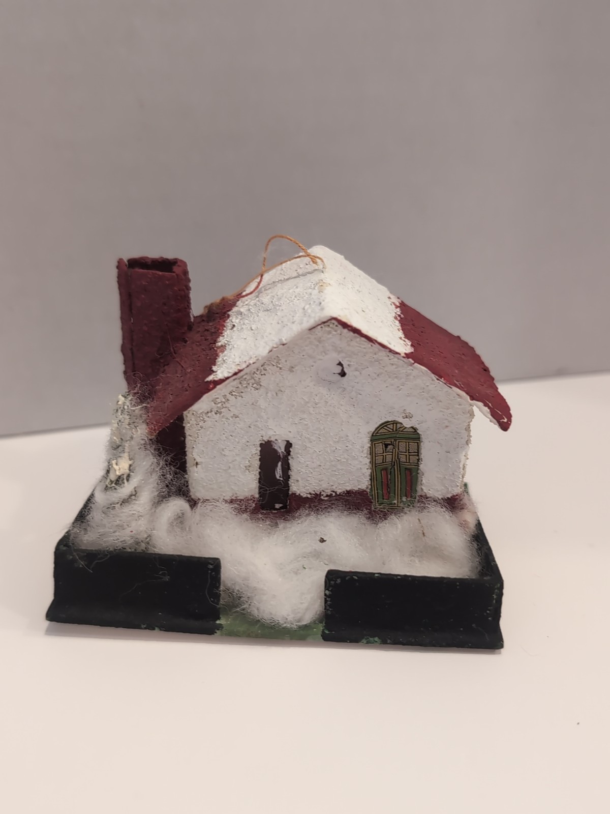 Vintage Putz Christmas Village House – Made in Japan, 4×3 Inches