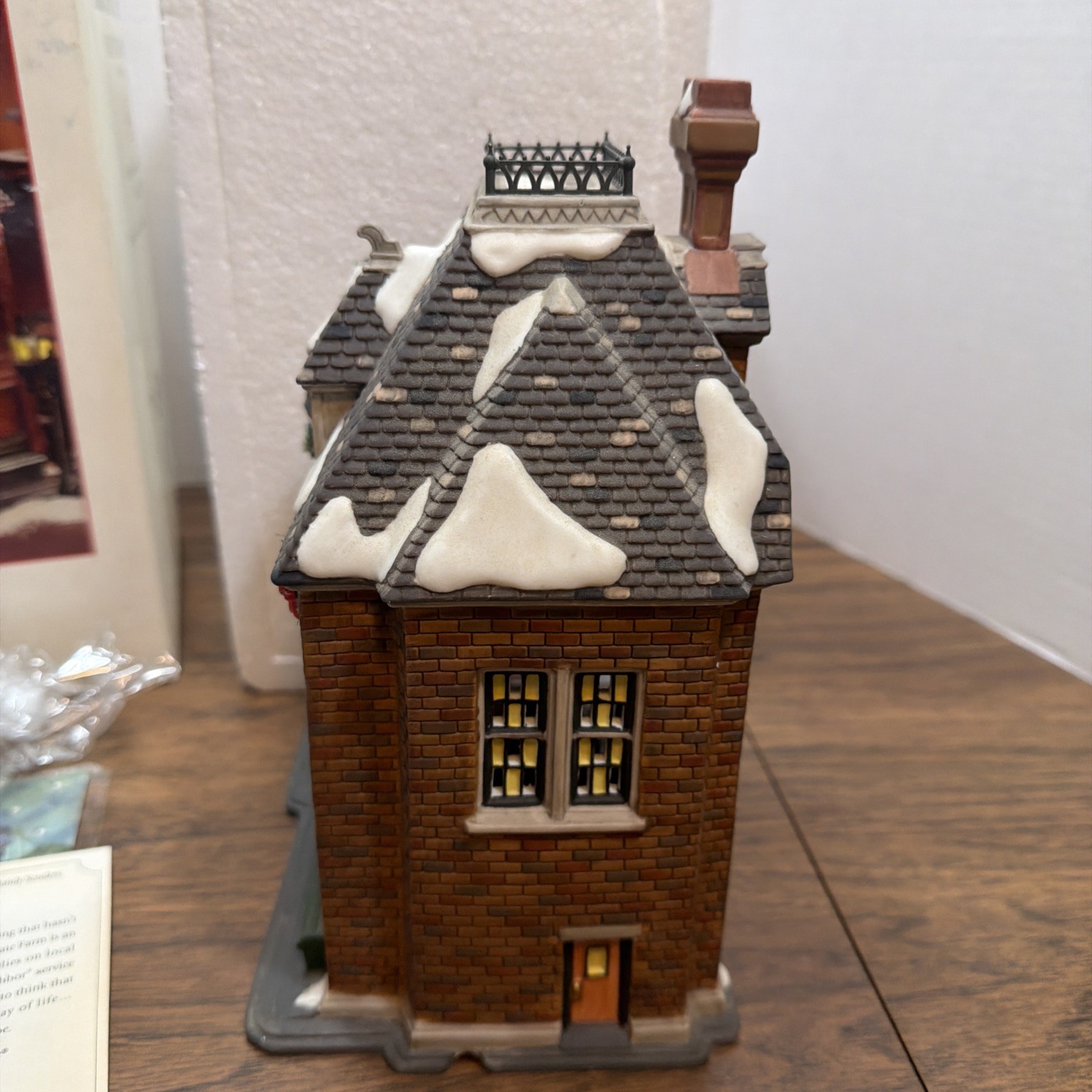 Department 56 Profiles Main Street Memories Fire Station No. 1 State Farm VTG