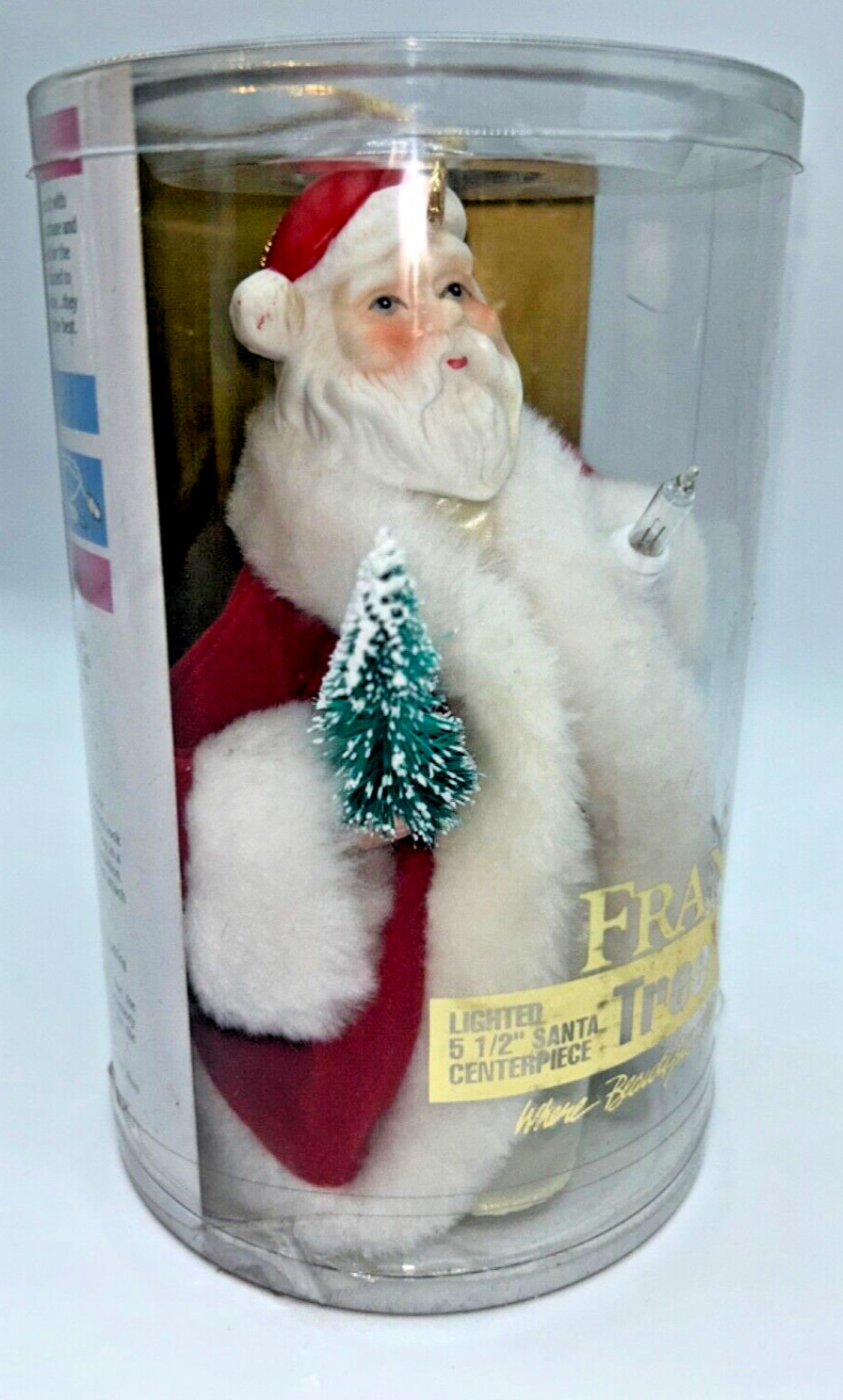 Frank’s Tree Top Santa Centerpiece Lighted 5 1/2″