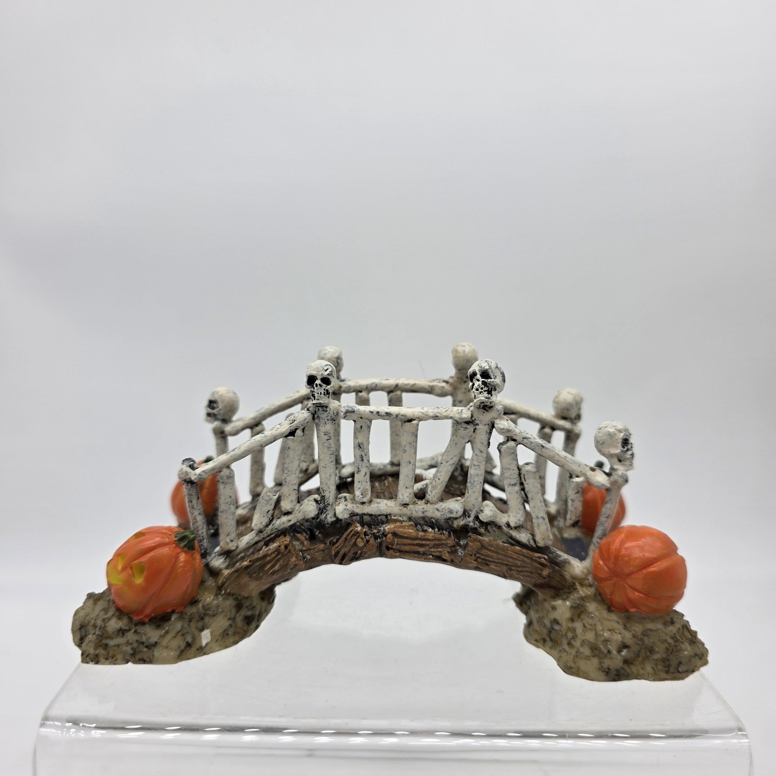 Lemax Spooky Town Bridge Of Bones Multicolor Resin Table Top Halloween Decor