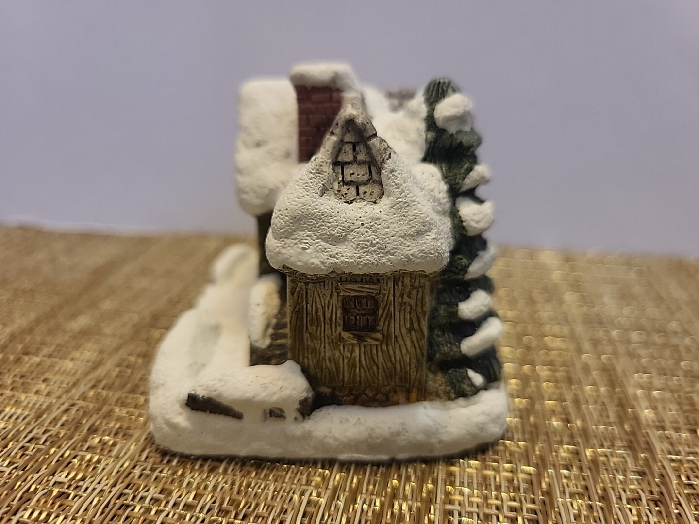 Lot of 2 American Rustic 1989 Miniature RSVP Blacksmith Shop & Barn with Silo