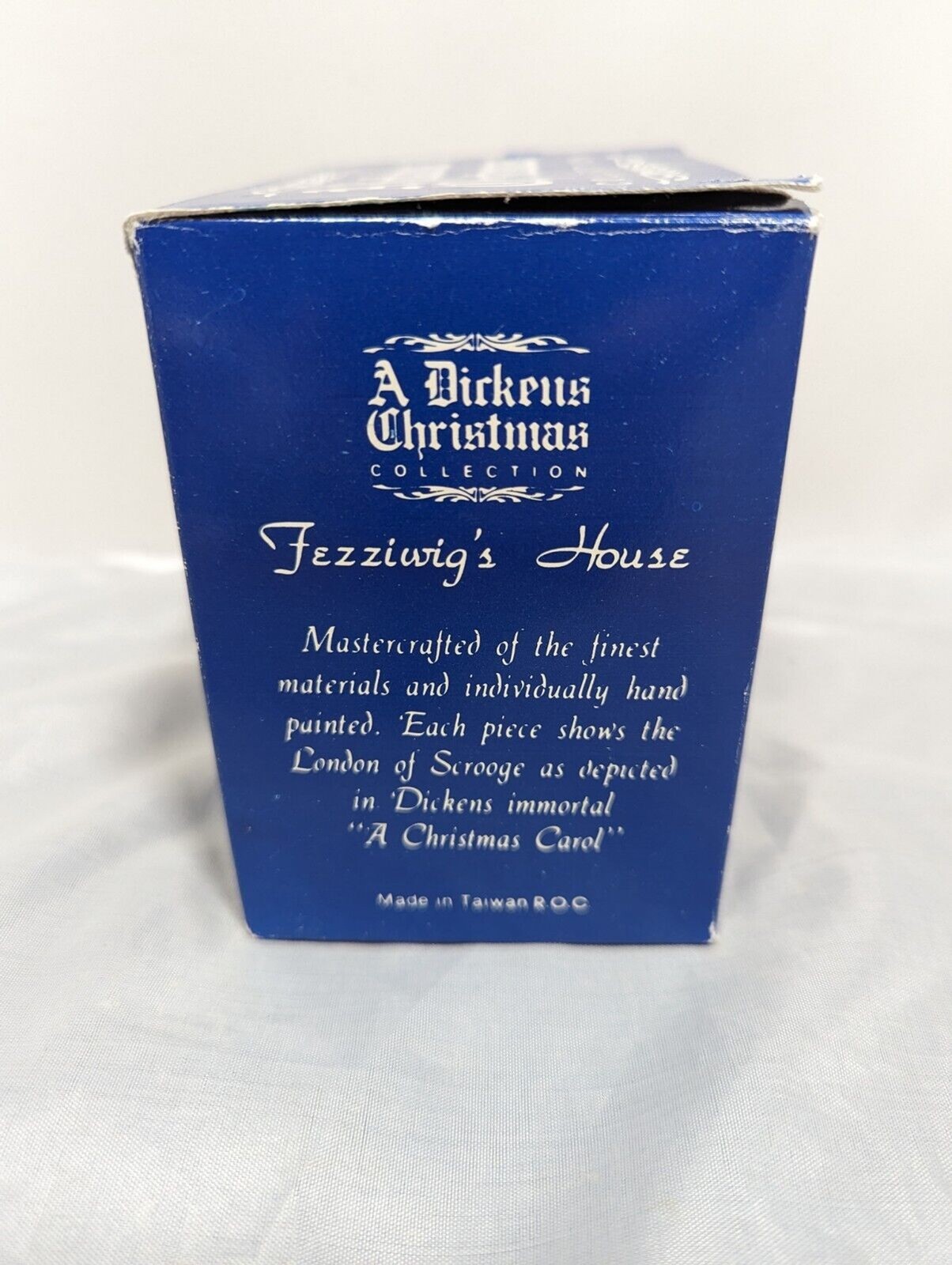 A Dickens Christmas Collection Fezziwig’s House 1988 RSVP Inc Cold Cast Cottage